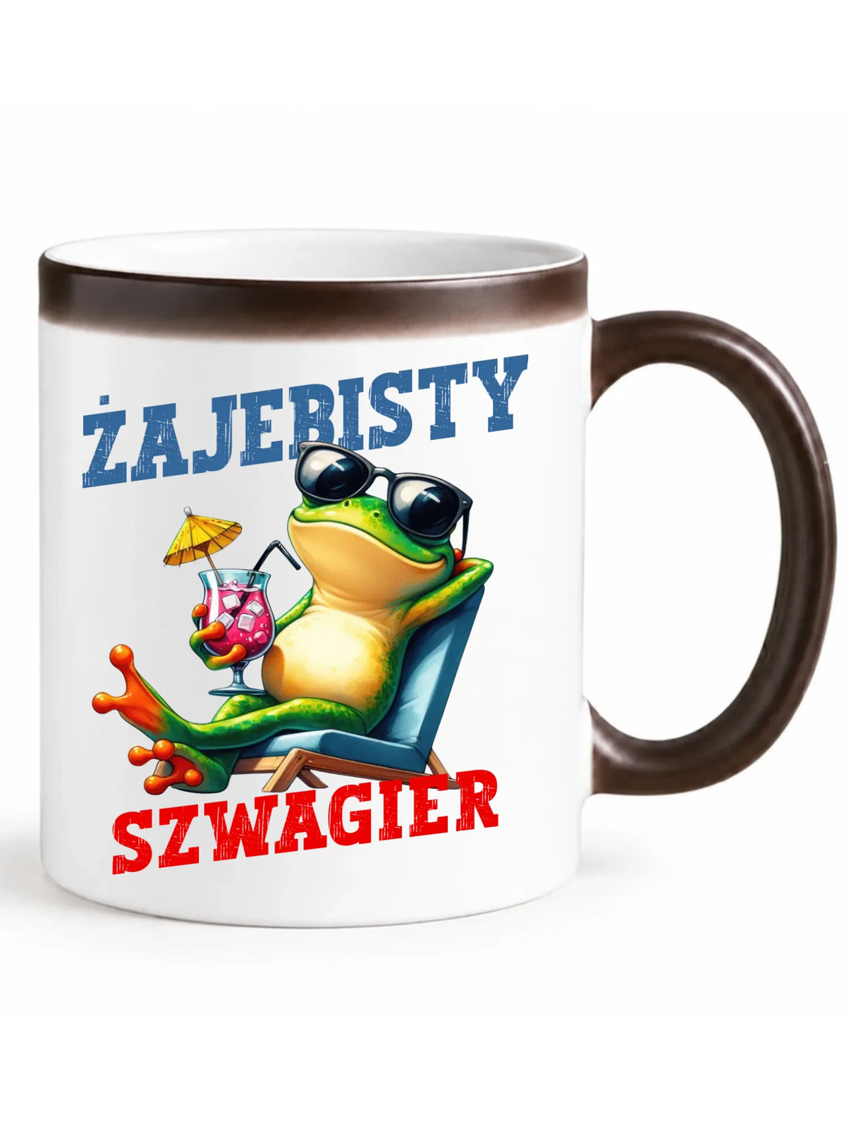 Kubek magiczny dla szwagra - Żajebisty Szwagier DSZ01