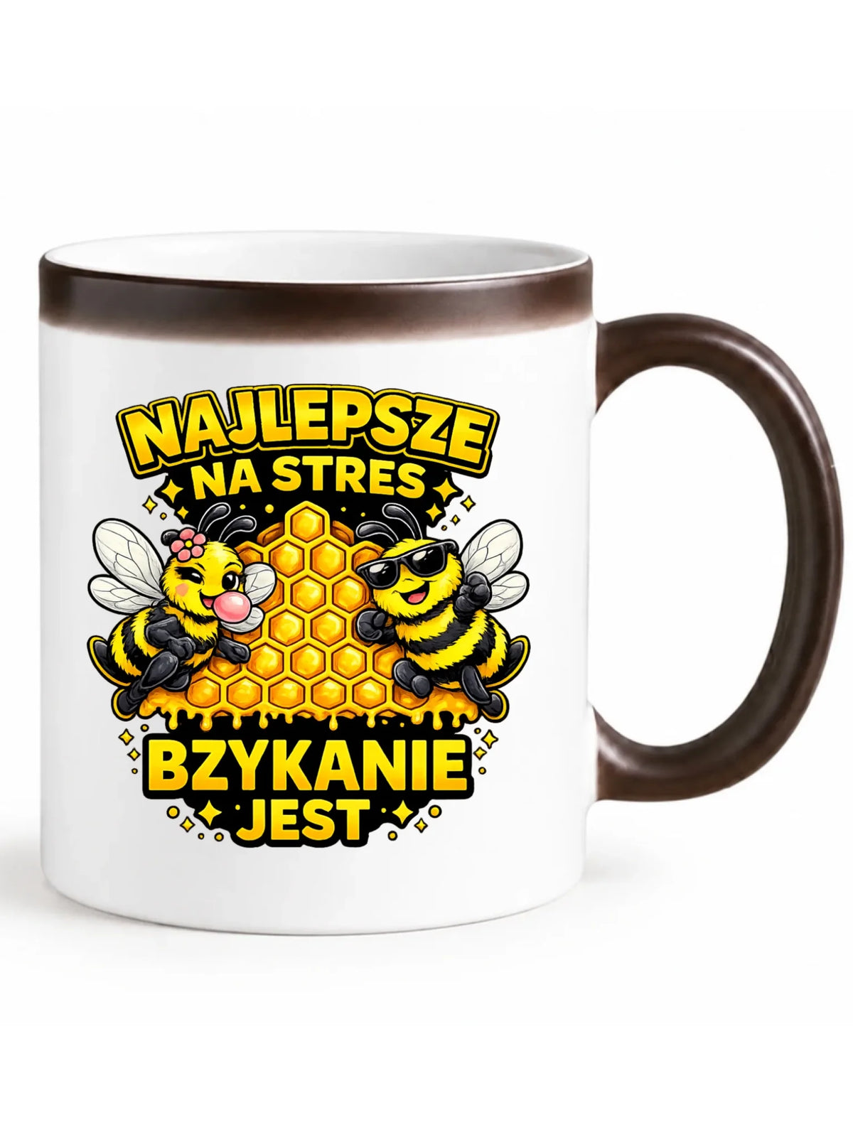 Kubek magiczny dla par - Najlepsze na stres bzykanie jest W79