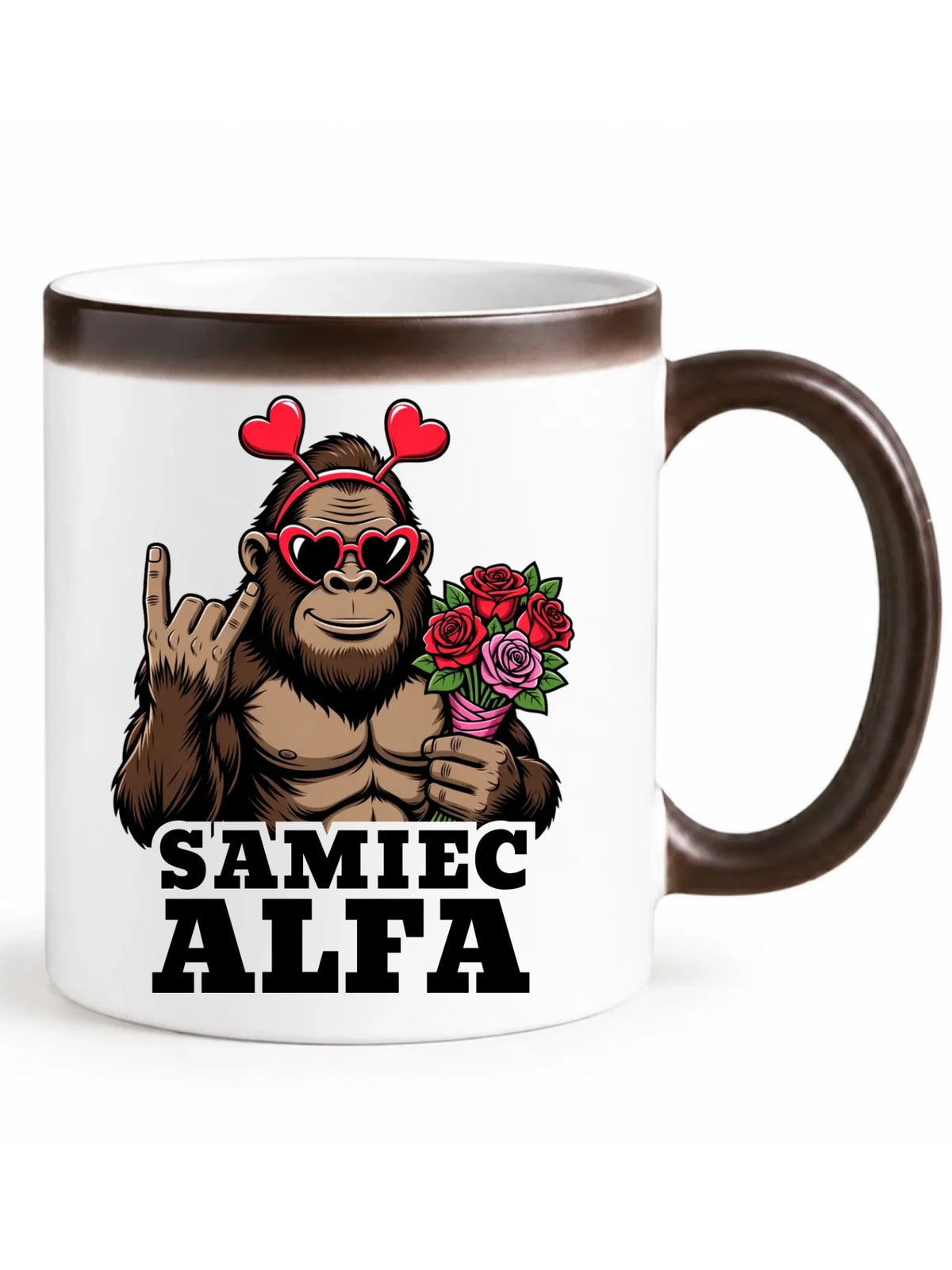 Kubek magiczny dla faceta - Samiec Alfa W74