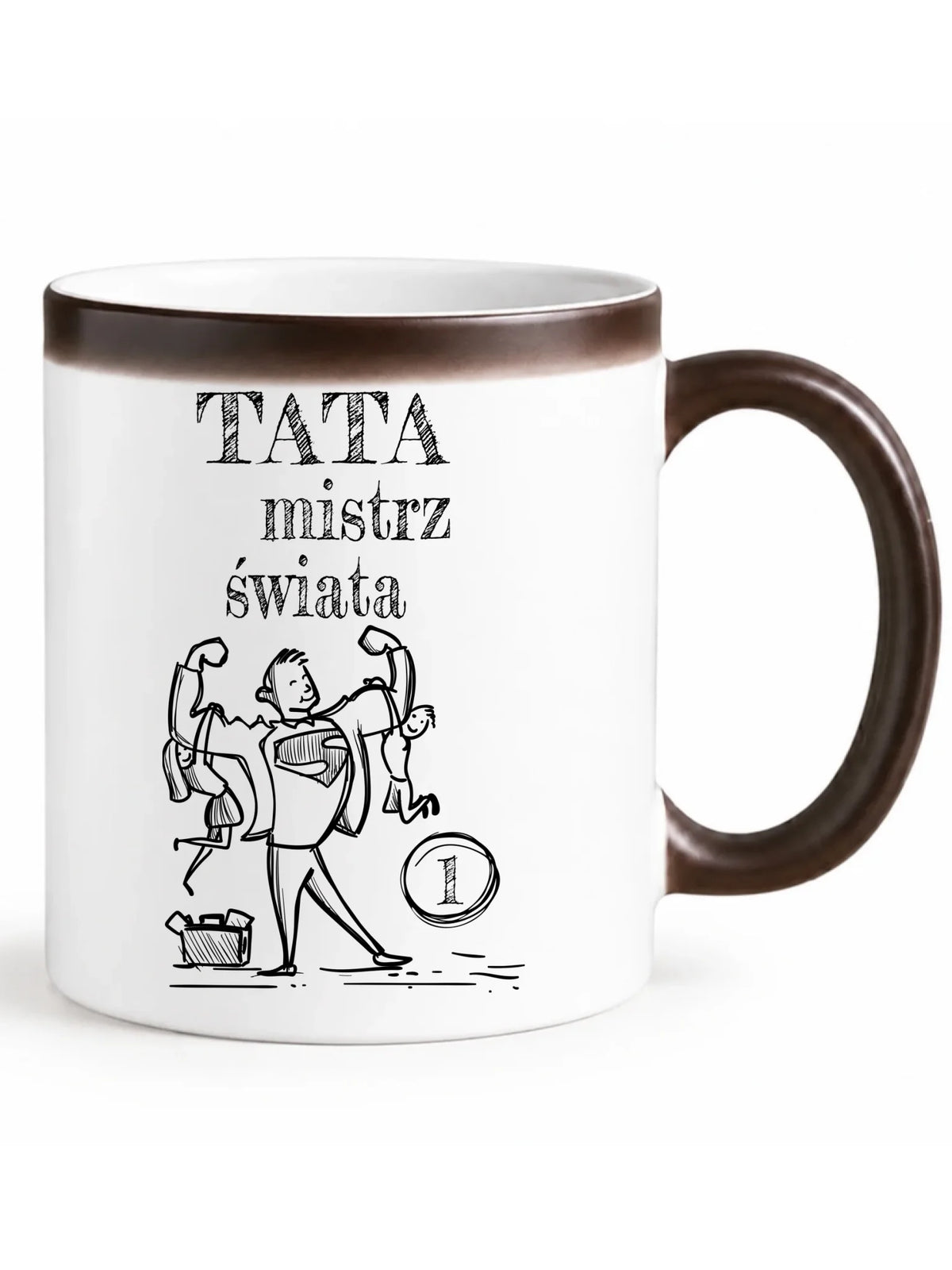 Kubek magiczny dla taty - Tata Mistrz Świata DT36