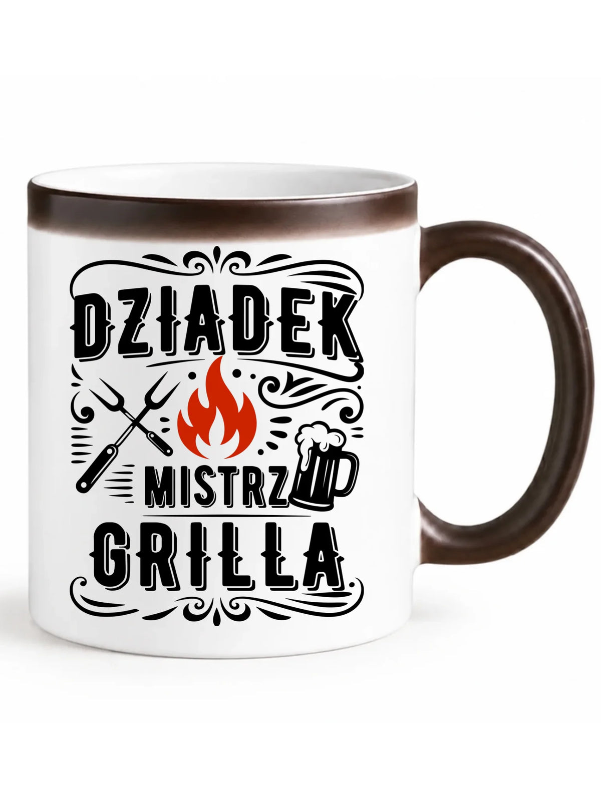 Kubek magiczny dla dziadka - Dziadek mistrz grilla D33