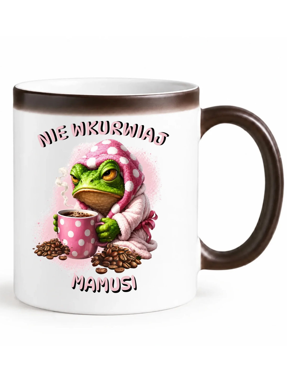 Kubek magiczny dla mamy - Nie wku*wiaj mamusi - bez cenzury DM49
