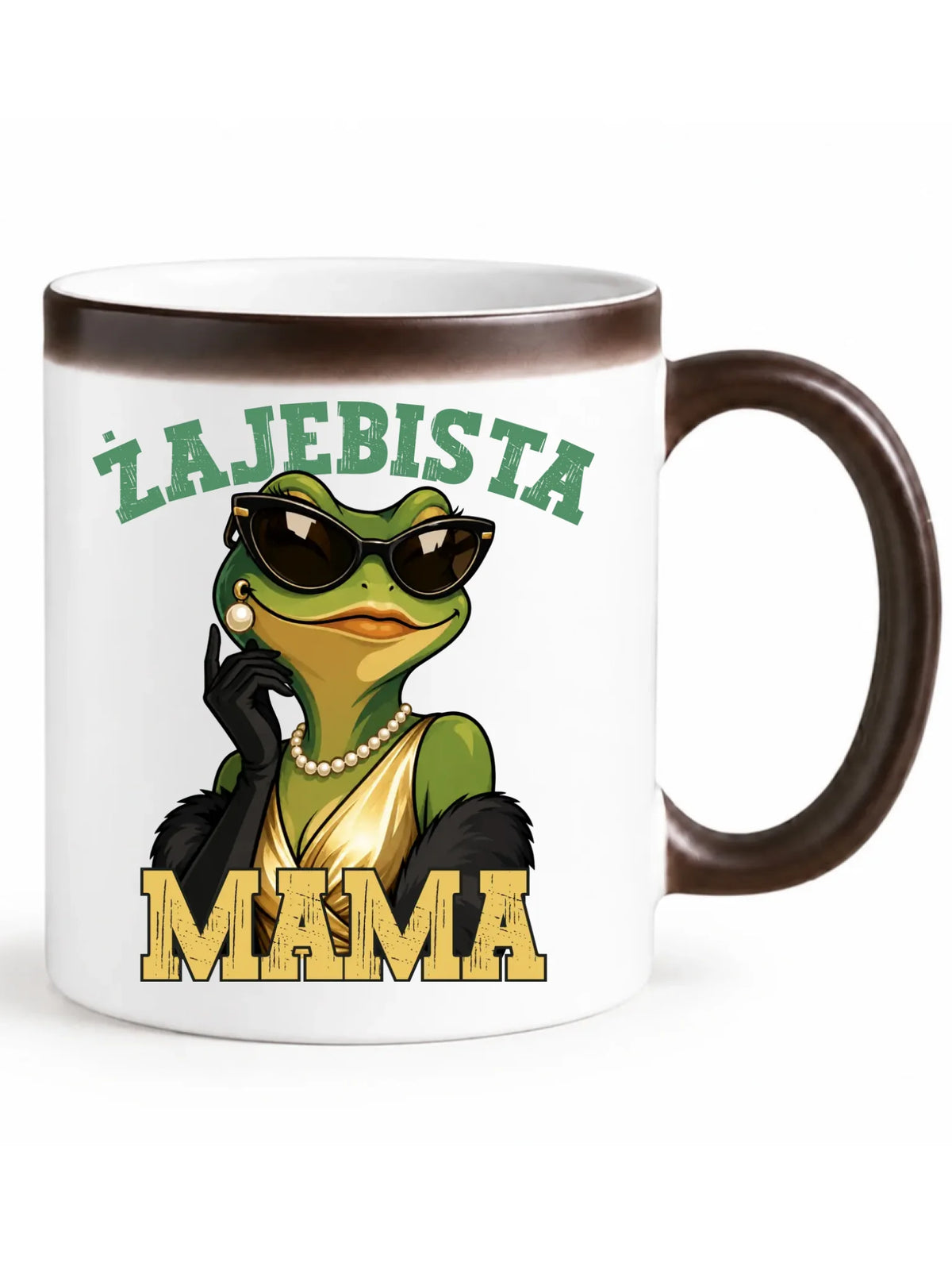 Kubek magiczny dla mamy - Żajebista Mama Glamour DM48