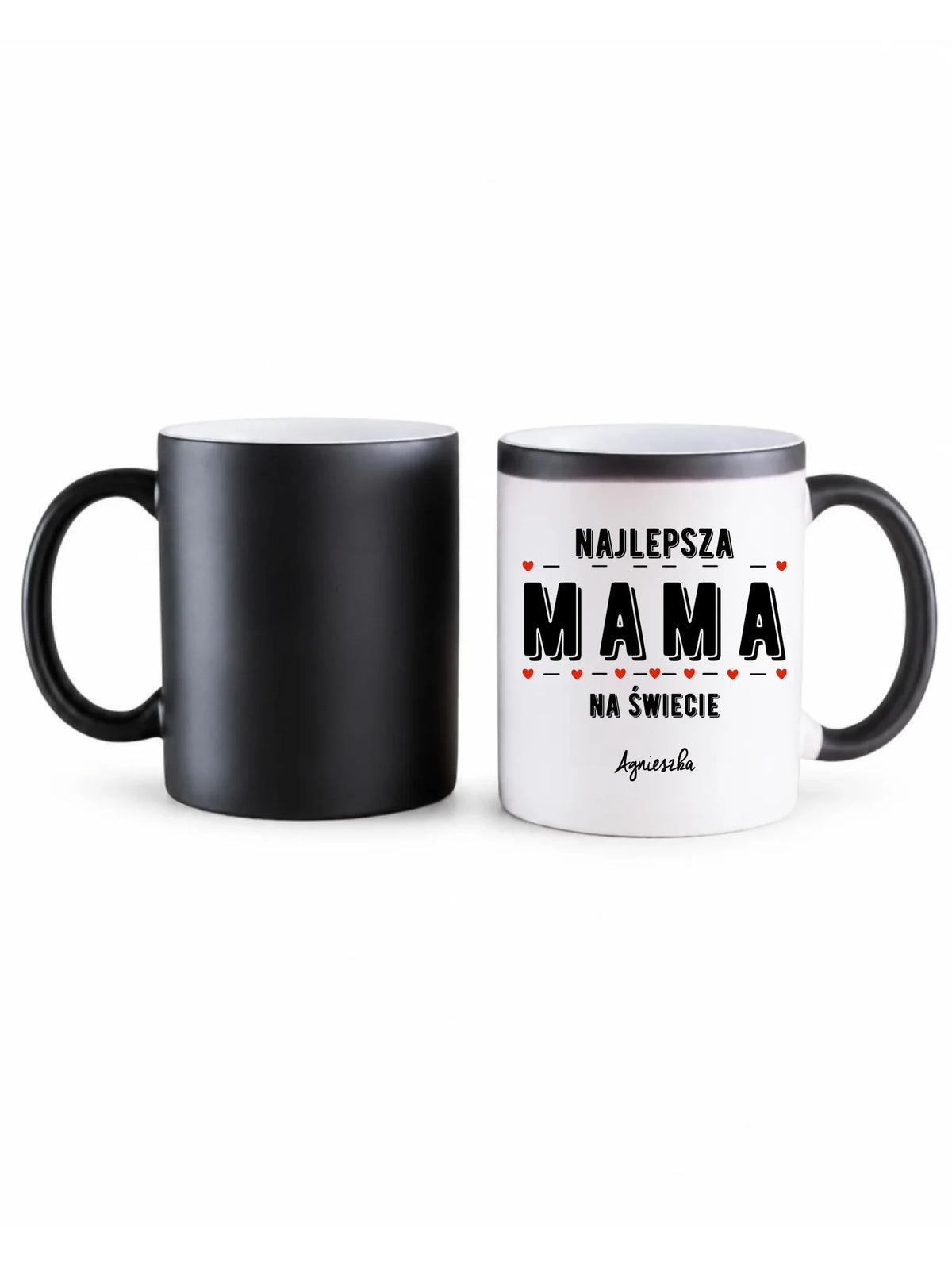 Kubek magiczny z imieniem dla mamy - Najlepsza mama - personalizowany DM22