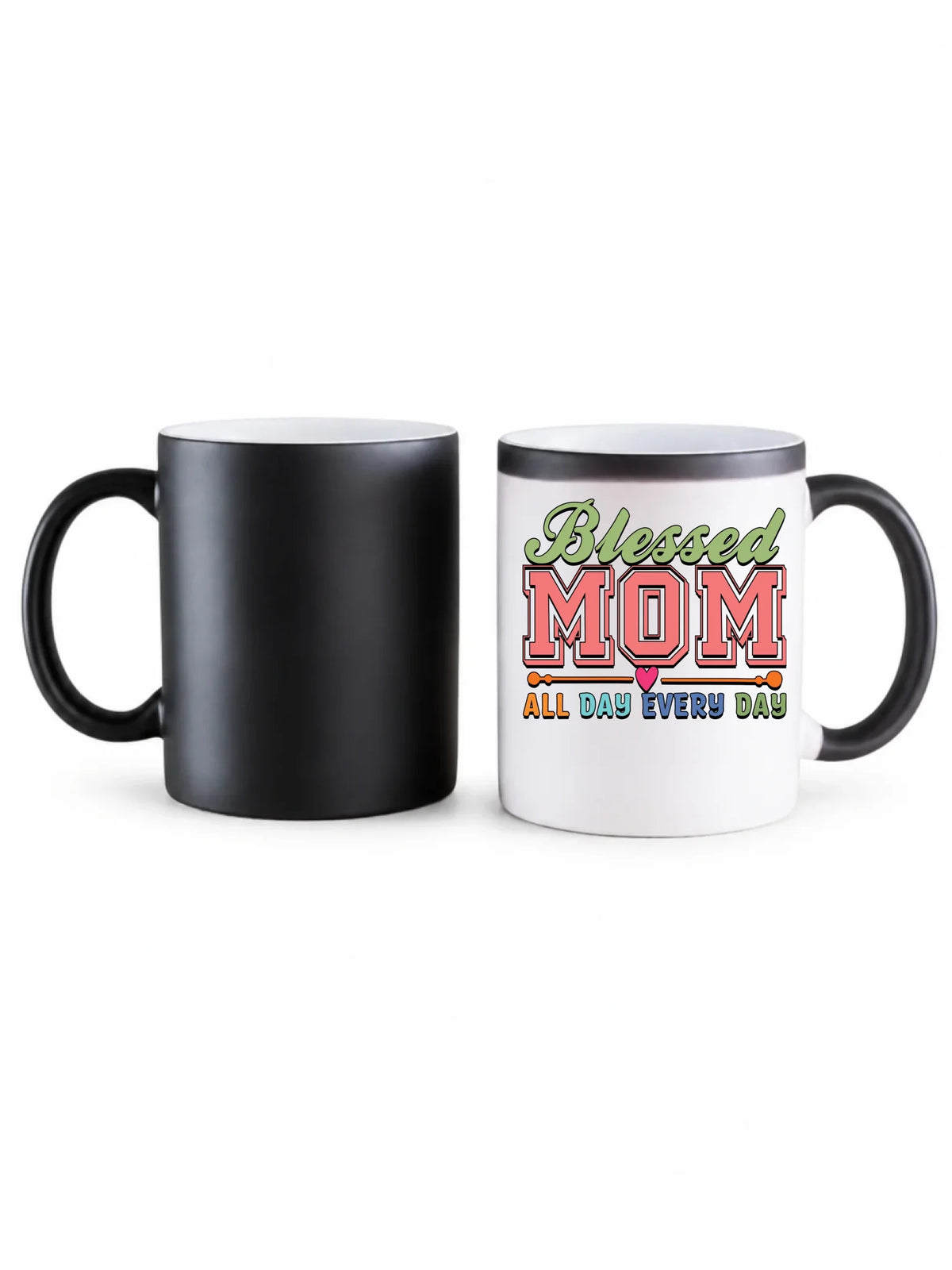 Kubek magiczny dla mamy - Blessed mom all day every day DM36
