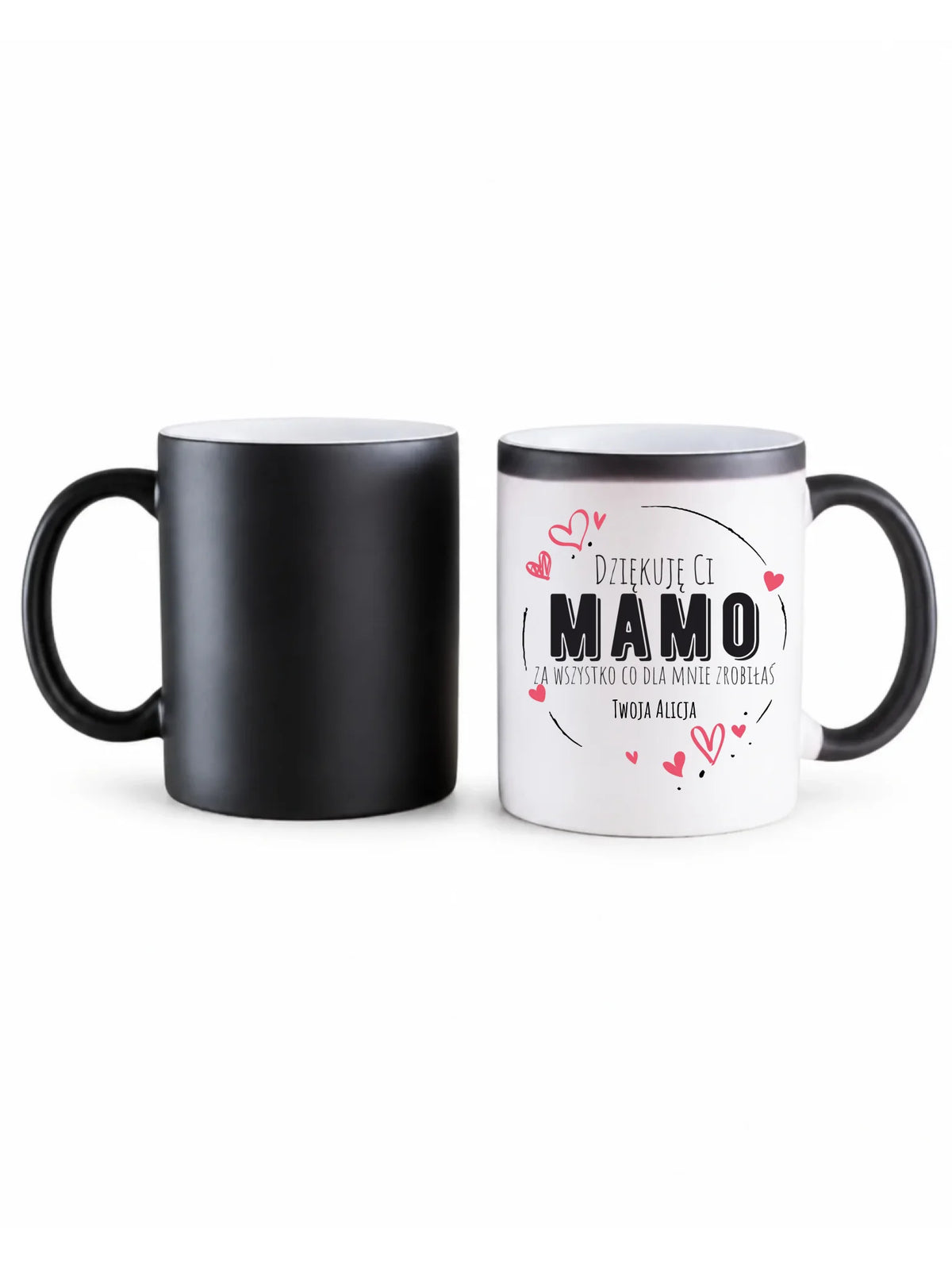 Kubek magiczny dla mamy - Dziękuję Ci Mamo - personalizowany DM32