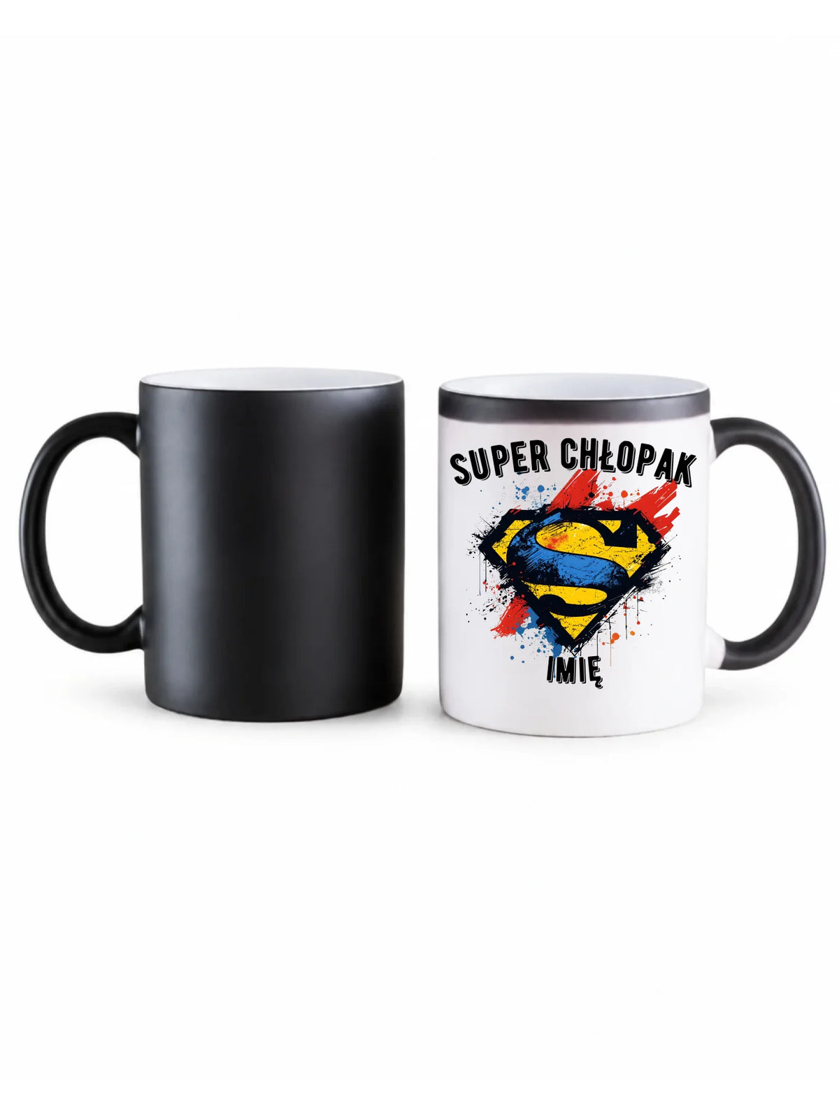 Kubek magiczny - prezent na Dzień Chłopaka - Super Chłopak - personalizowany DCH18