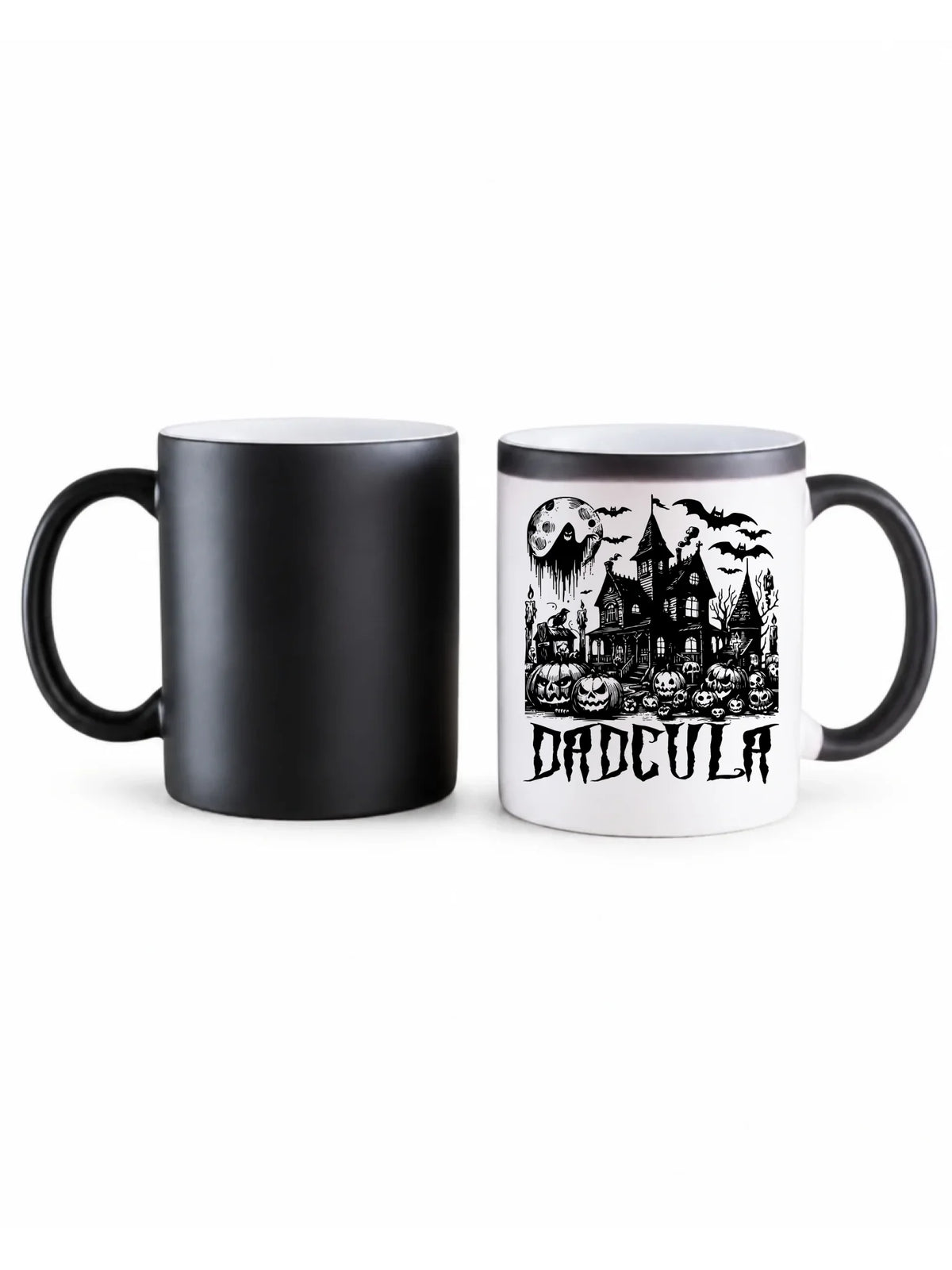 Kubek magiczny na Halloween dla taty -  Upiorny dom - Dadcula HL19