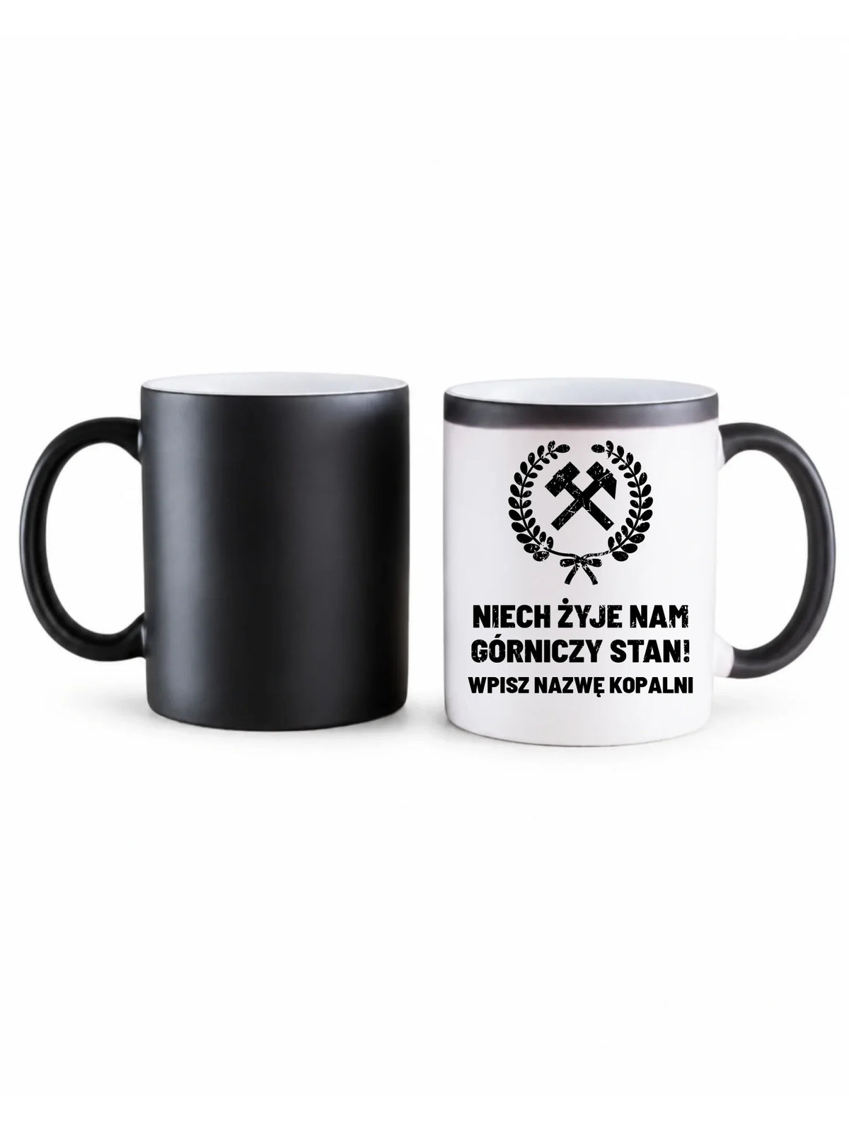 Kubek magiczny - prezent dla górnika - Niech żyje nam górniczy stan - personalizowany G24