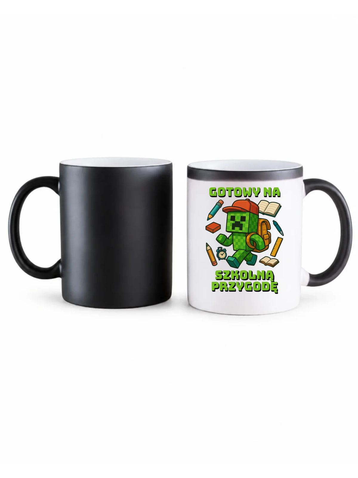 Kubek magiczny szkoła - Gotowy na szkołę - gamer do szkoły - SZ13