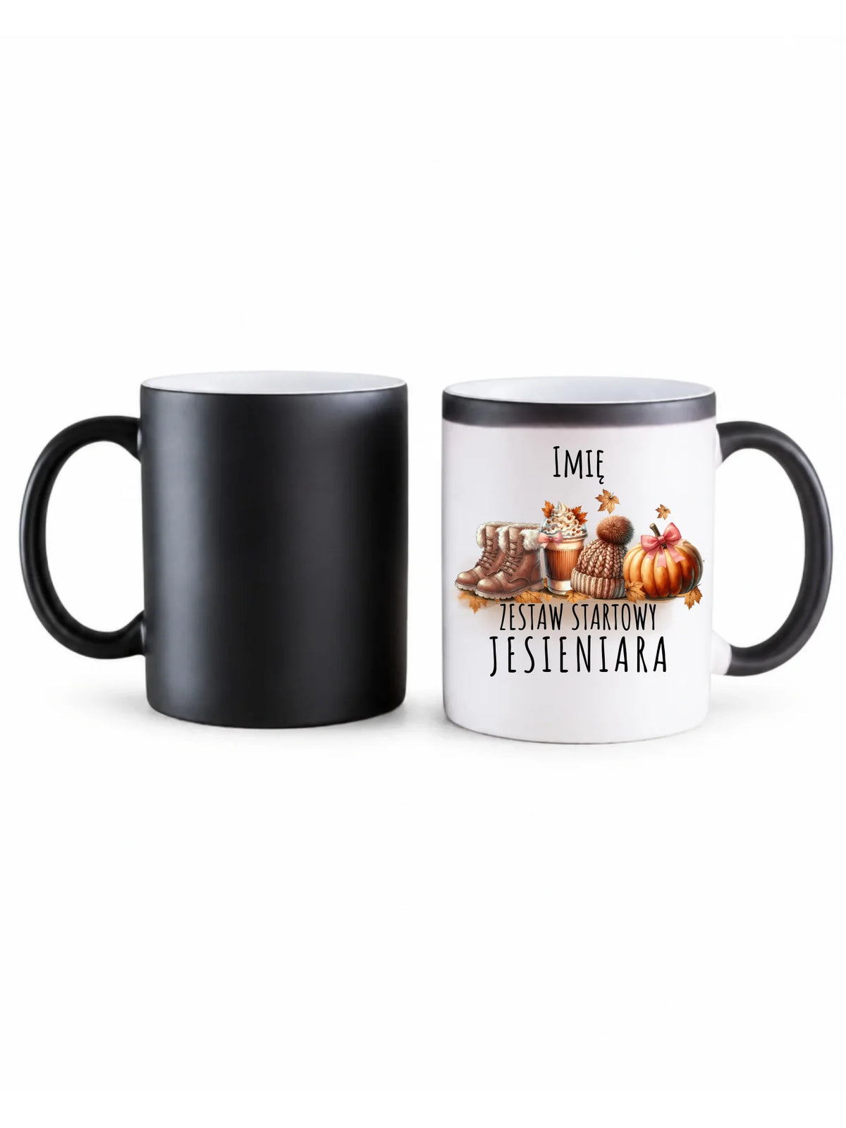 Kubek magiczny jesieniara – Zestaw startowy - personalizowany JS05