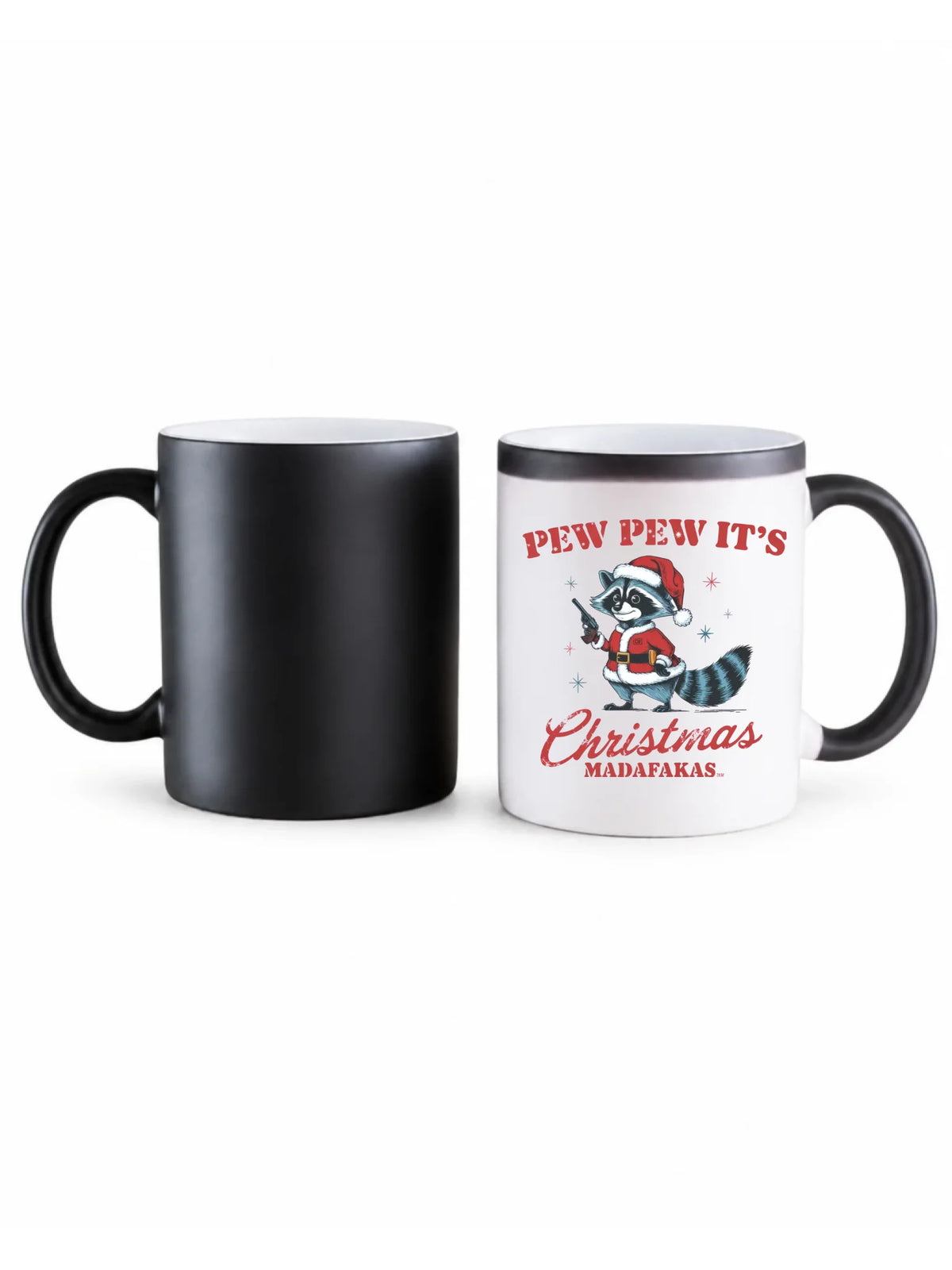 Kubek magiczny świąteczny - Pew pew it's Christmas BN60