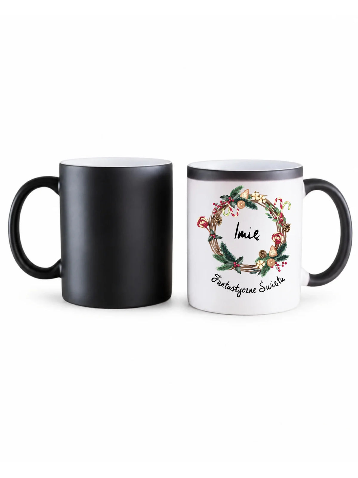 Kubek magiczny świąteczny - Fantastyczne Święta - personalizowany BN14