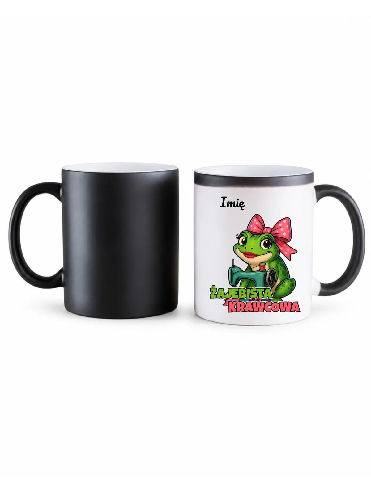 Kubek magiczny szyciowy dla krawcowej - Żajebista Krawcowa - personalizowany HS32