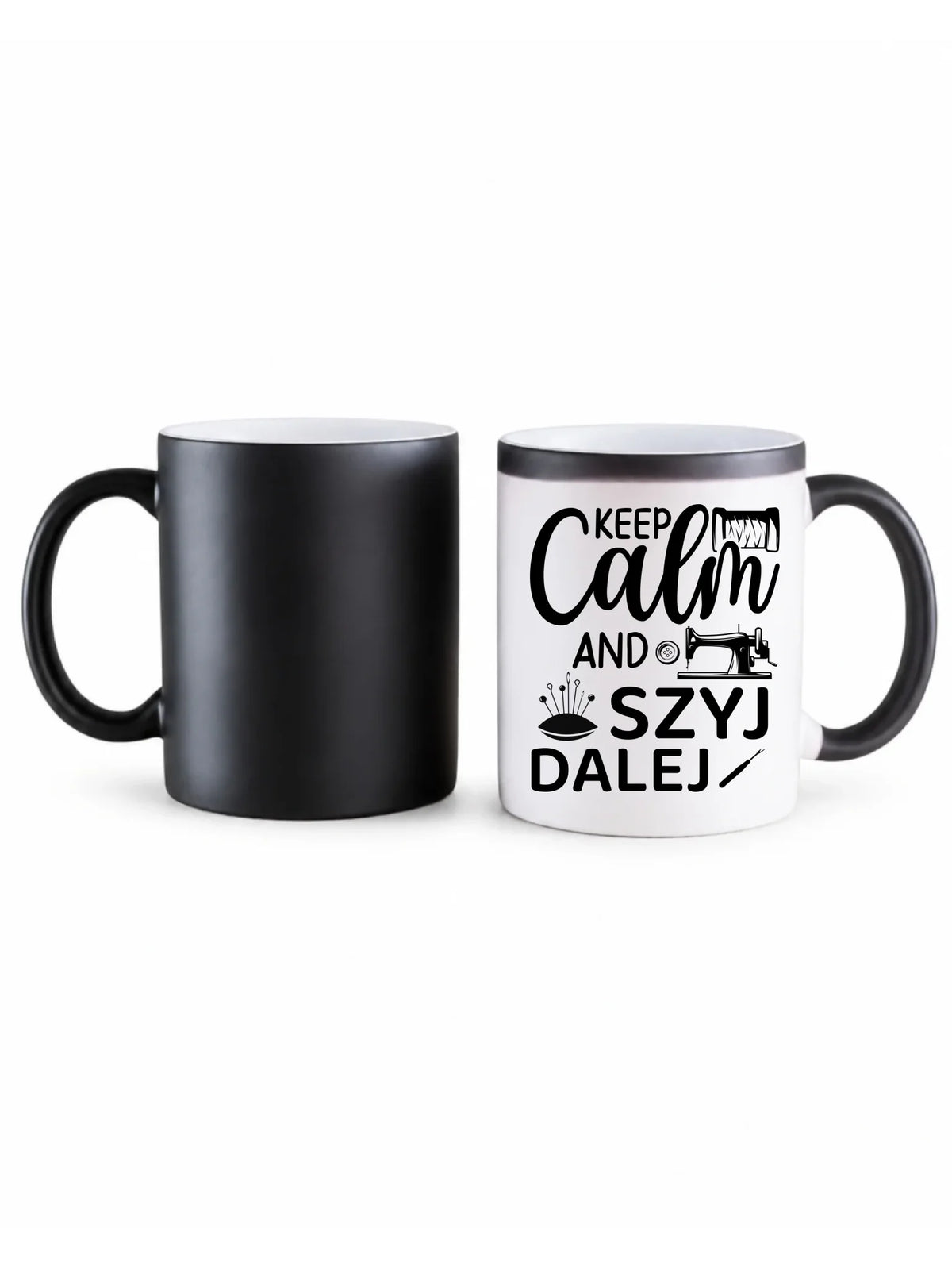 Kubek magiczny szyciowy dla krawcowej - KEEP CALM and SZYJ DALEJ HS31