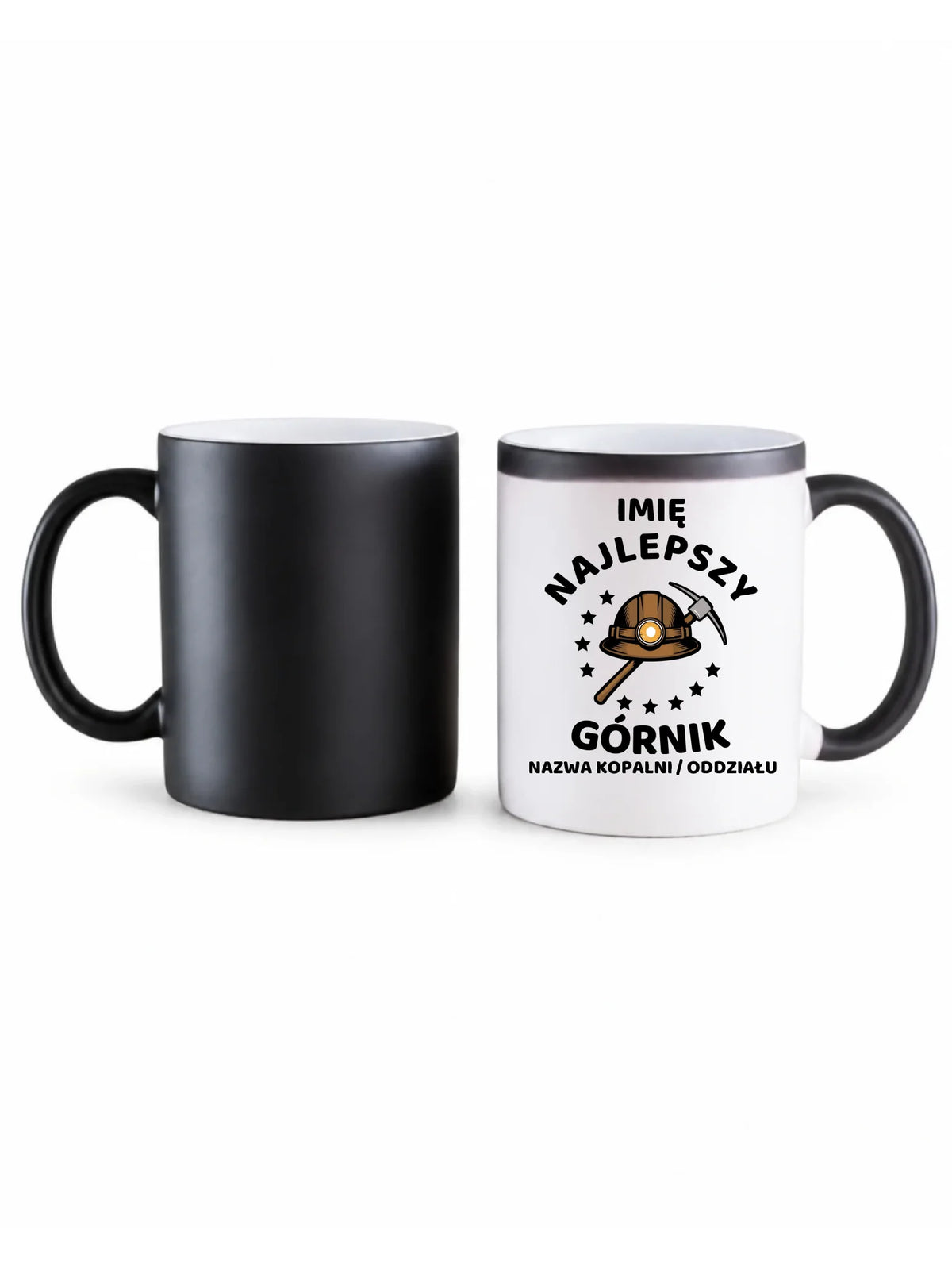 Kubek magiczny - prezent dla górnika - Najlepszy górnik - personalizowany G23