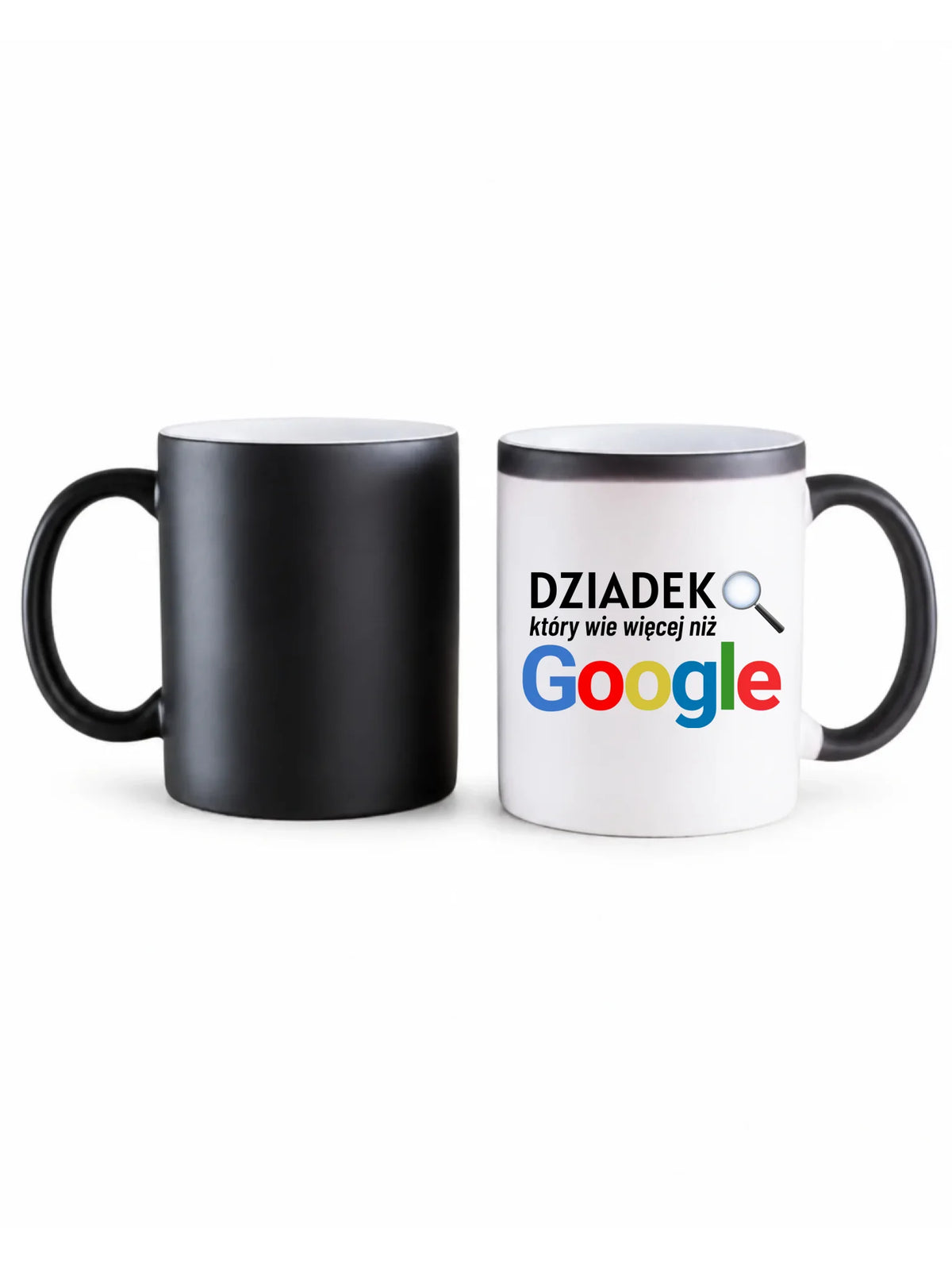 Kubek magiczny dla dziadka - Dziadek który wie więcej niż google D44