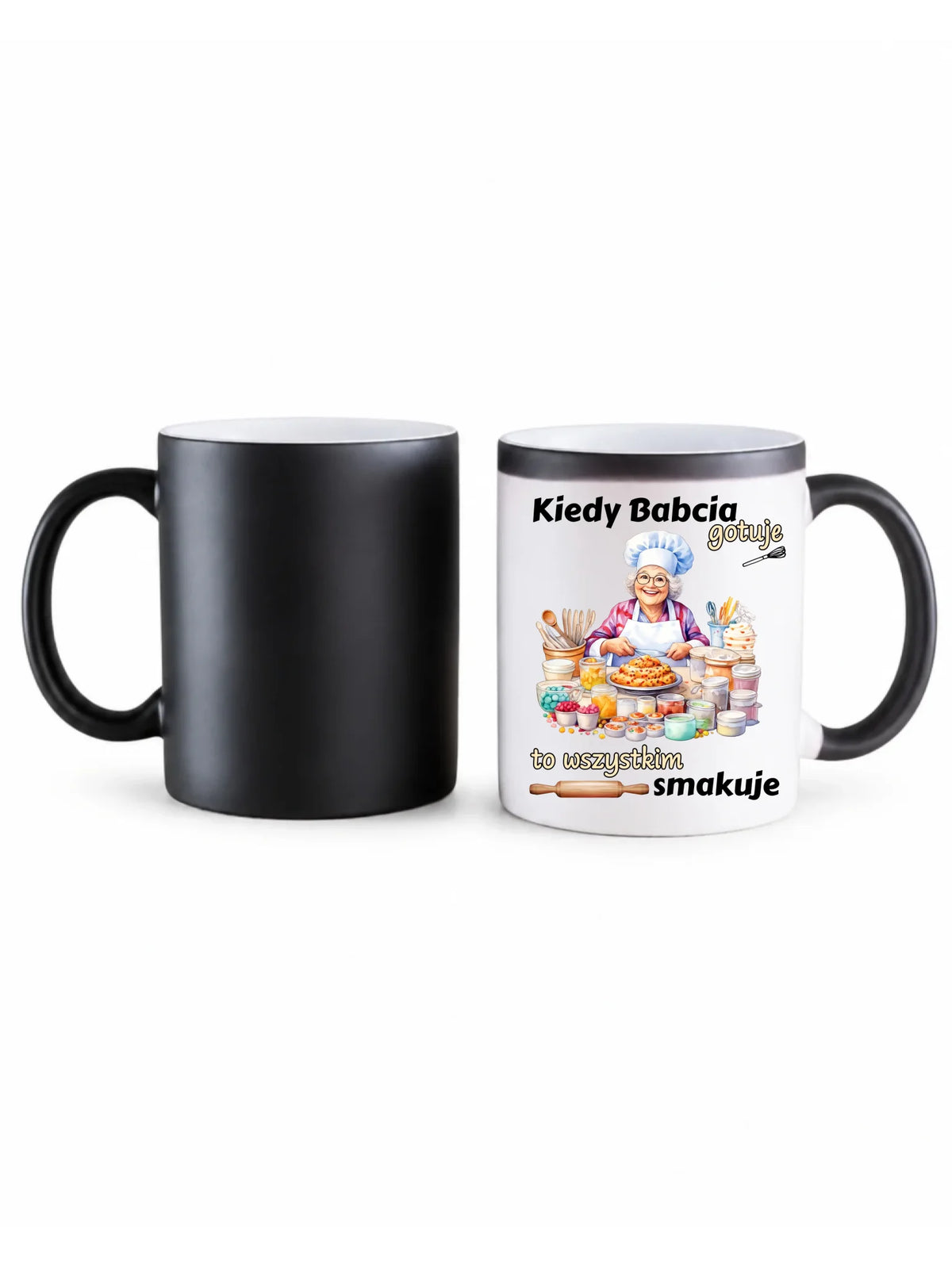 Kubek magiczny dla babci - Kiedy babcia gotuje to wszystkim smakuje B34