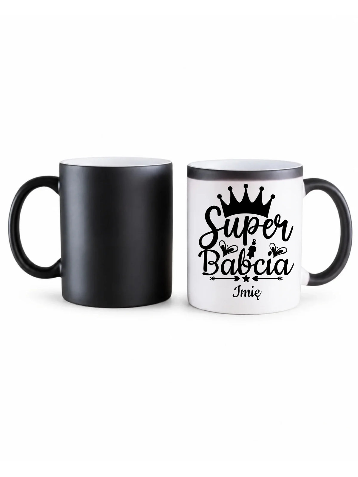 Kubek magiczny dla babci - Super Babcia - personalizowany B03