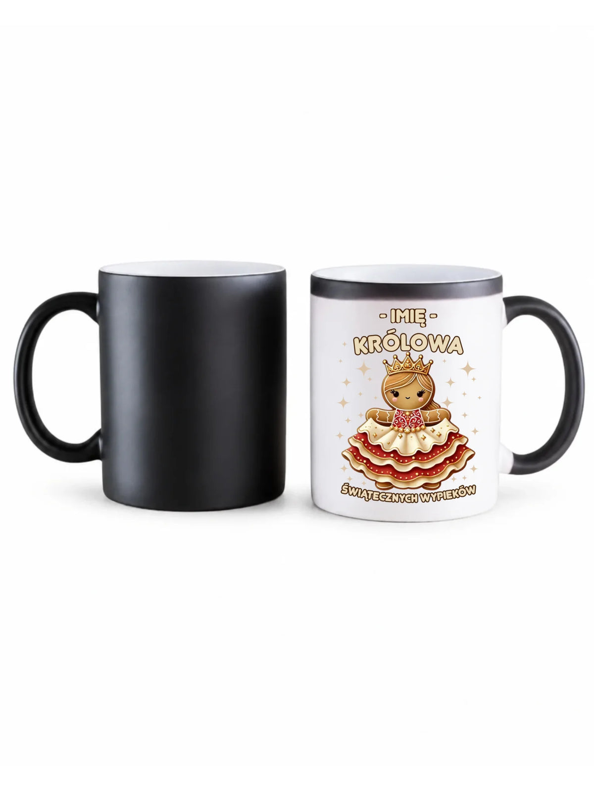 Kubek magiczny świąteczny - Królowa świątecznych wypieków - personalizowany BN28