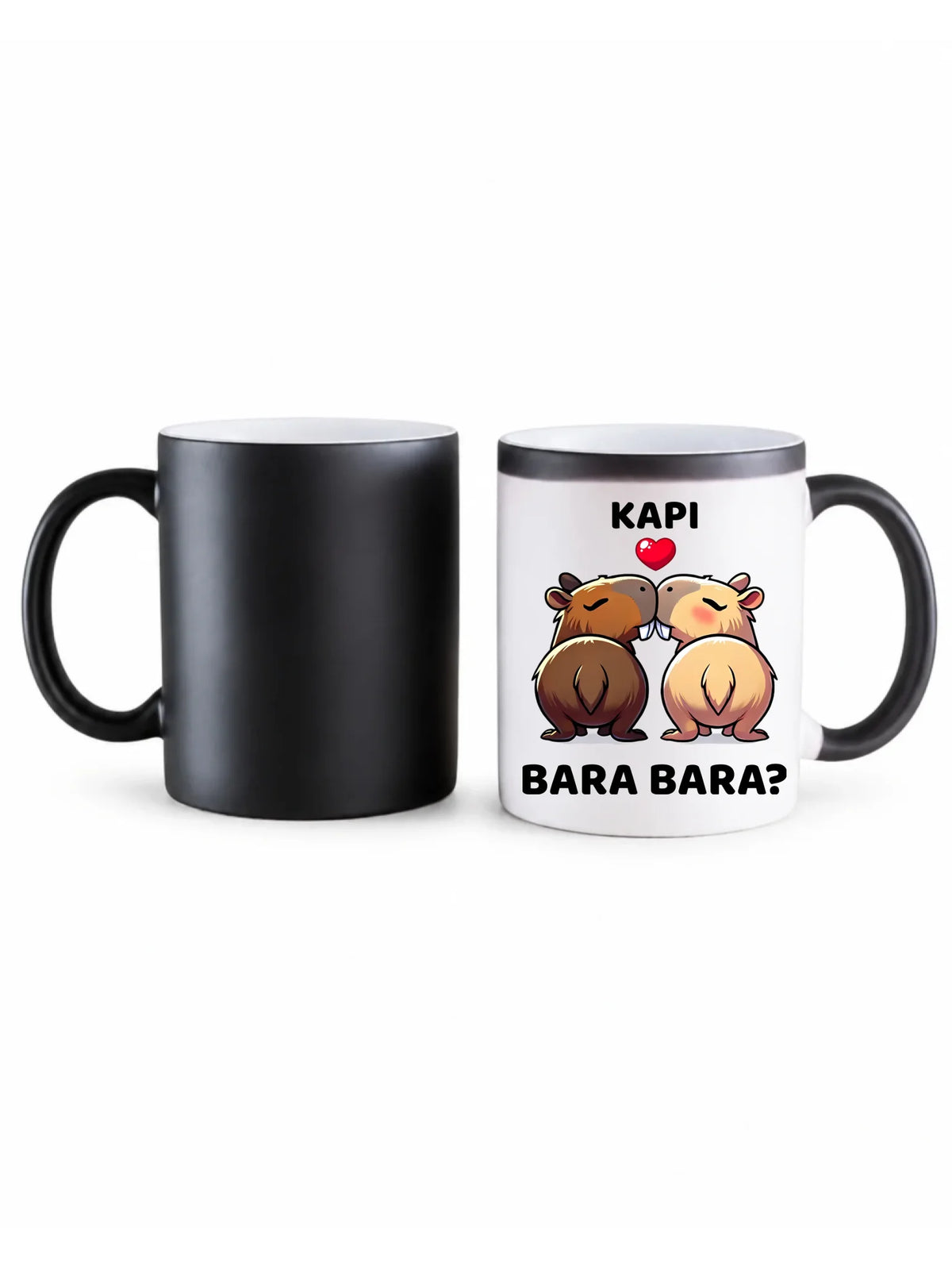 Kubek magiczny dla par - Kapibara bara bara W86