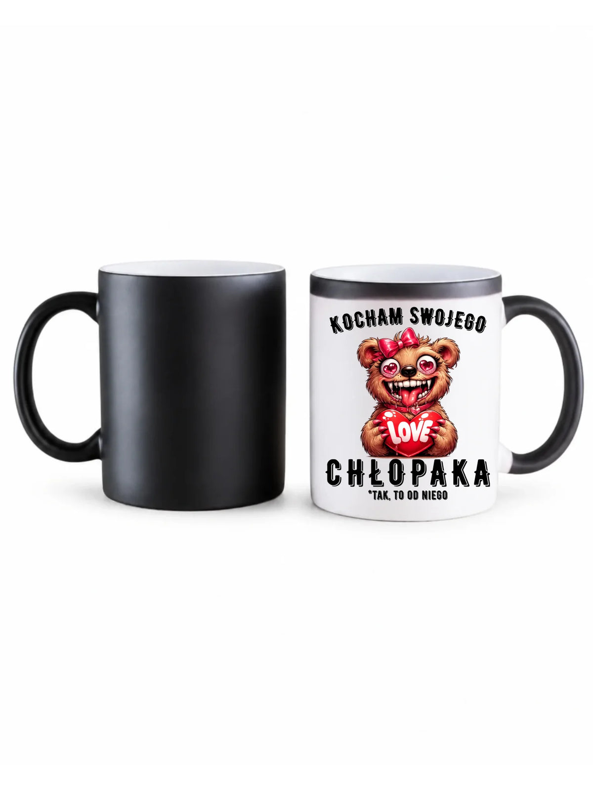 Kubek magiczny dla dziewczyny - Kocham swojego chłopaka W89