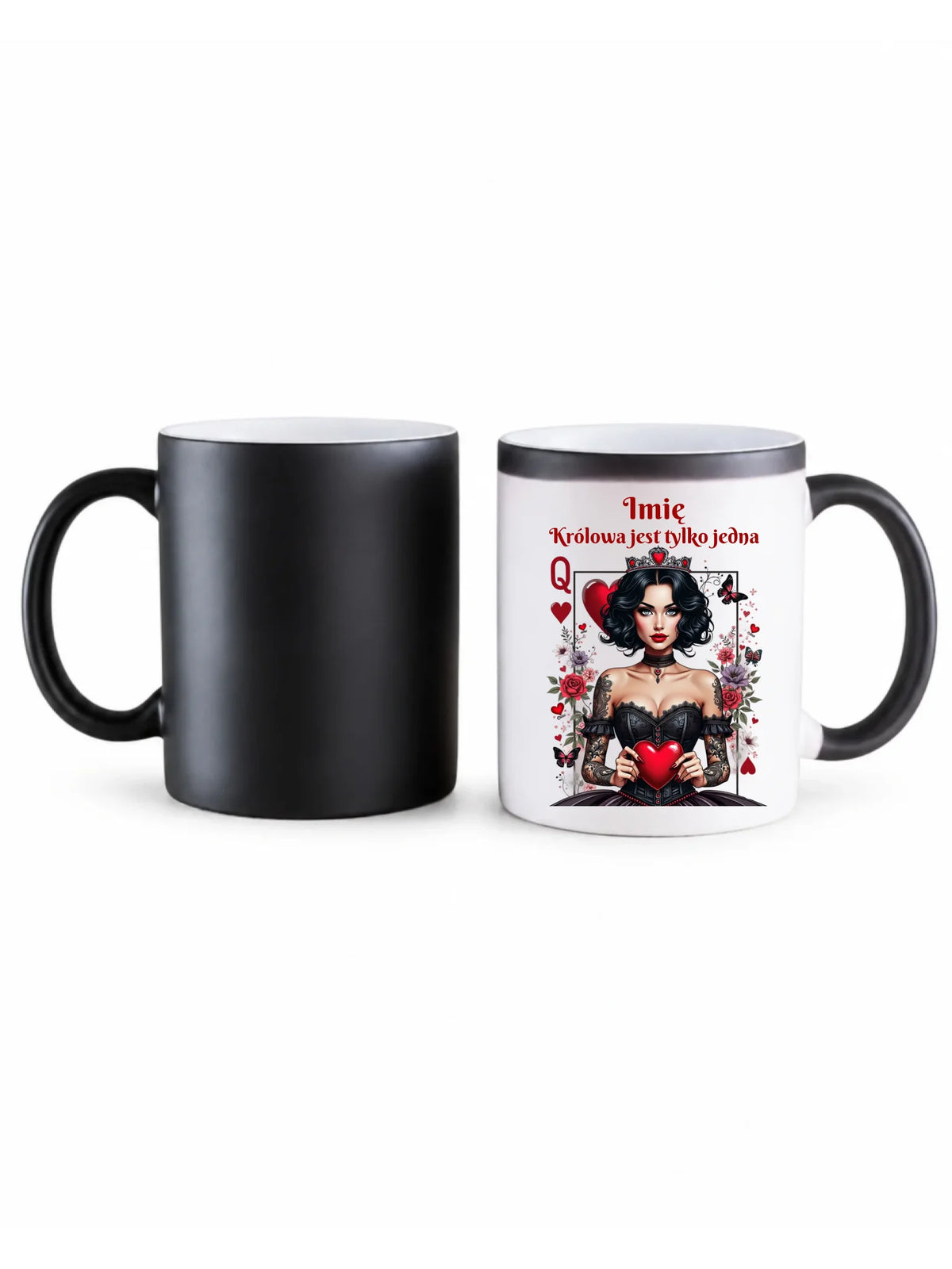 Kubek magiczny dla niej - Królowa jest tylko jedna - personalizowany W46