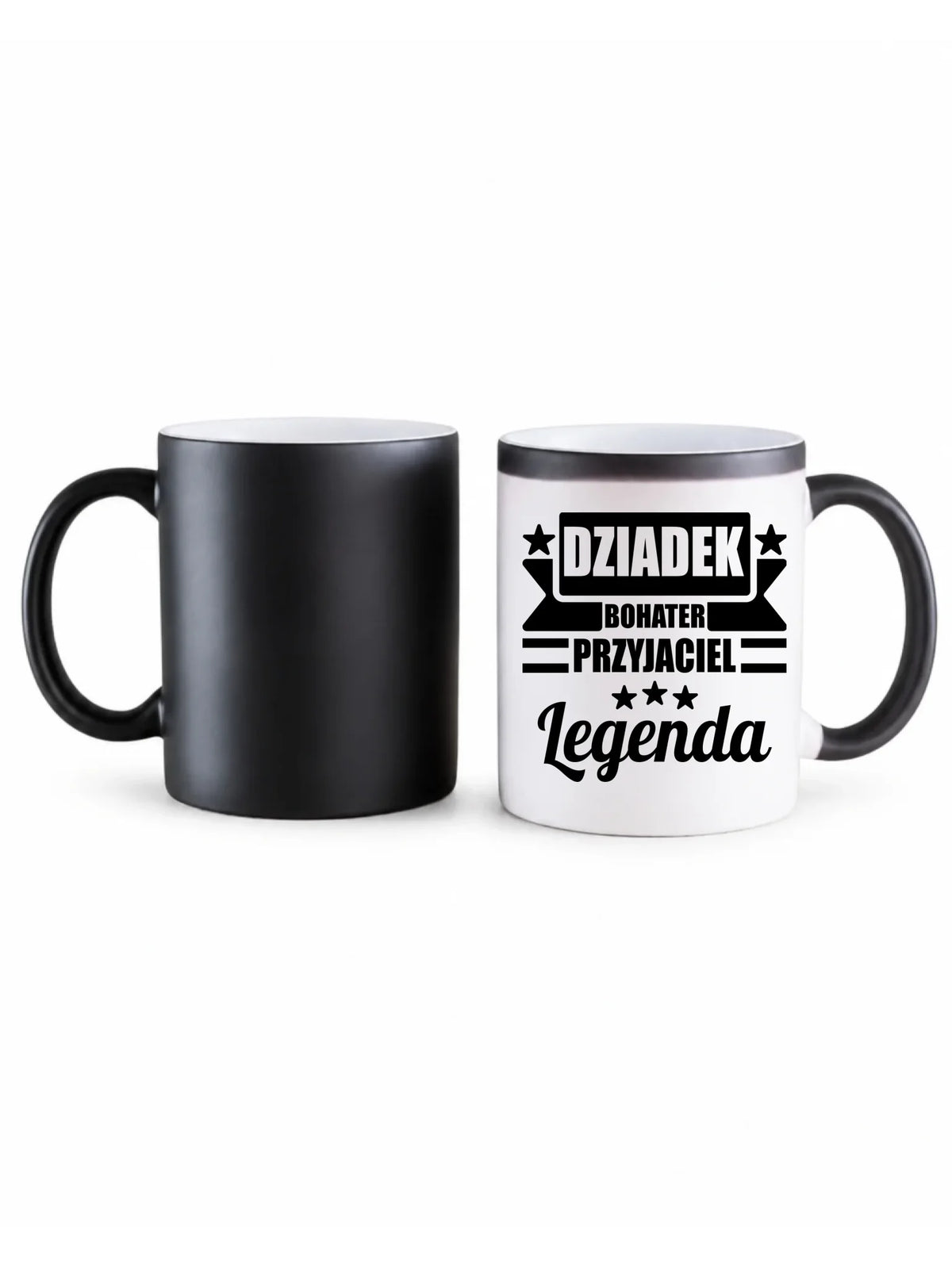 Kubek magiczny dla dziadka - Bohater przyjaciel legenda D20