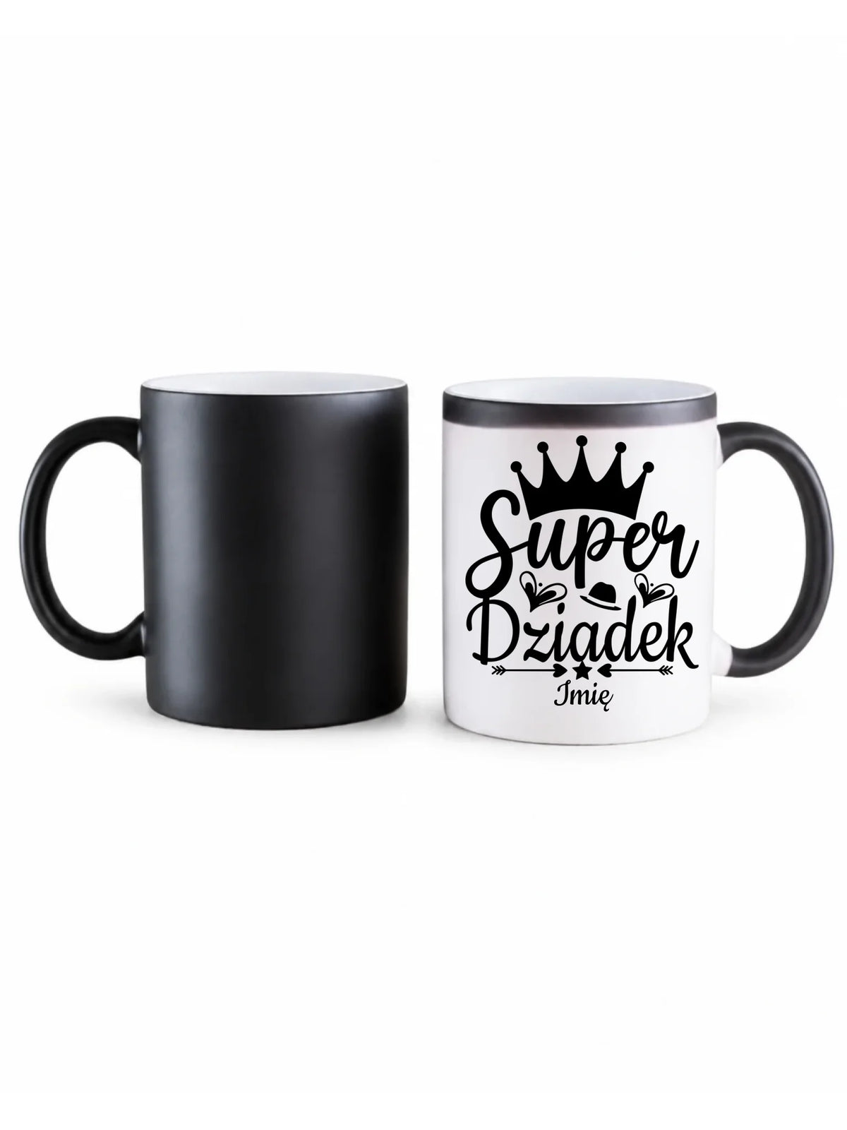 Kubek magiczny dla dziadka - Super Dziadek - personalizowany D03