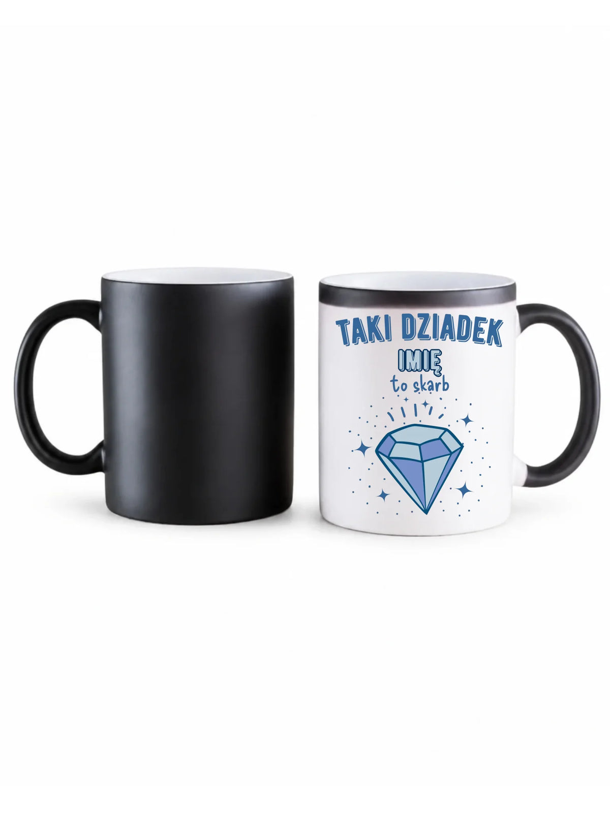 Kubek magiczny dla dziadka - Taki Dziadek to skarb - personalizowany D06