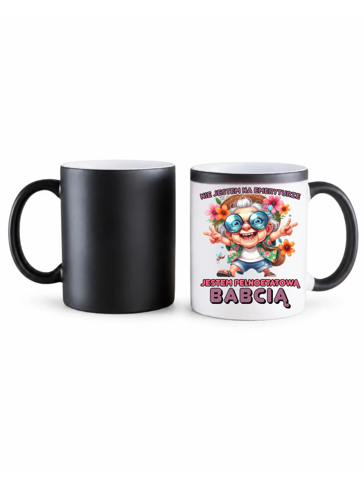 Kubek magiczny dla babci - Pełnoetatowa babcia B20