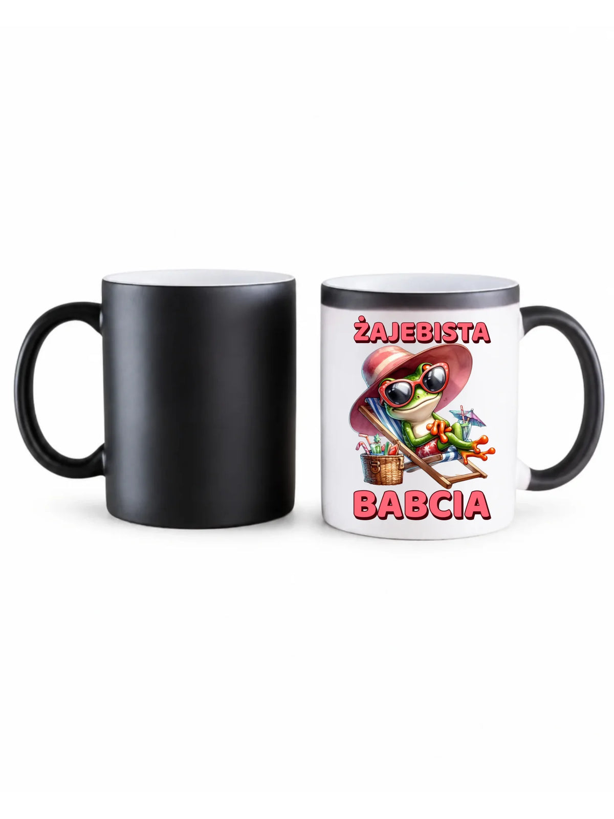 Kubek magiczny dla babci - Żajebista Babcia Żaba B27