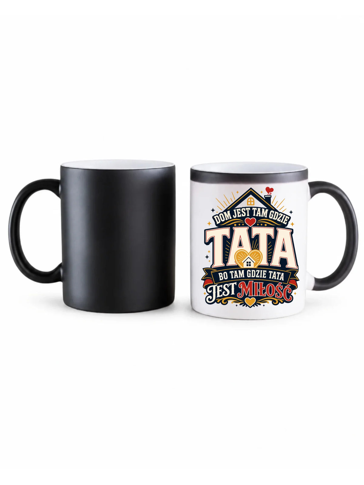 Kubek magiczny dla taty - Dom jest tam gdzie tata DT37