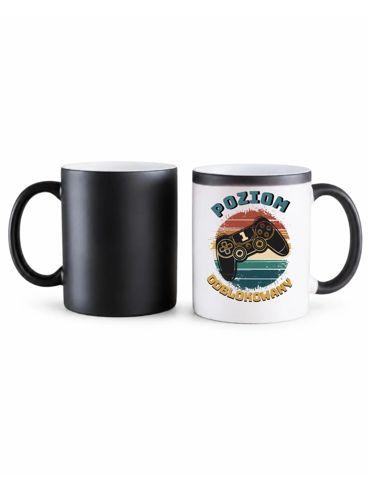 Kubek magiczny - Poziom odblokowany - gamer do szkoły - personalizowany SZ01