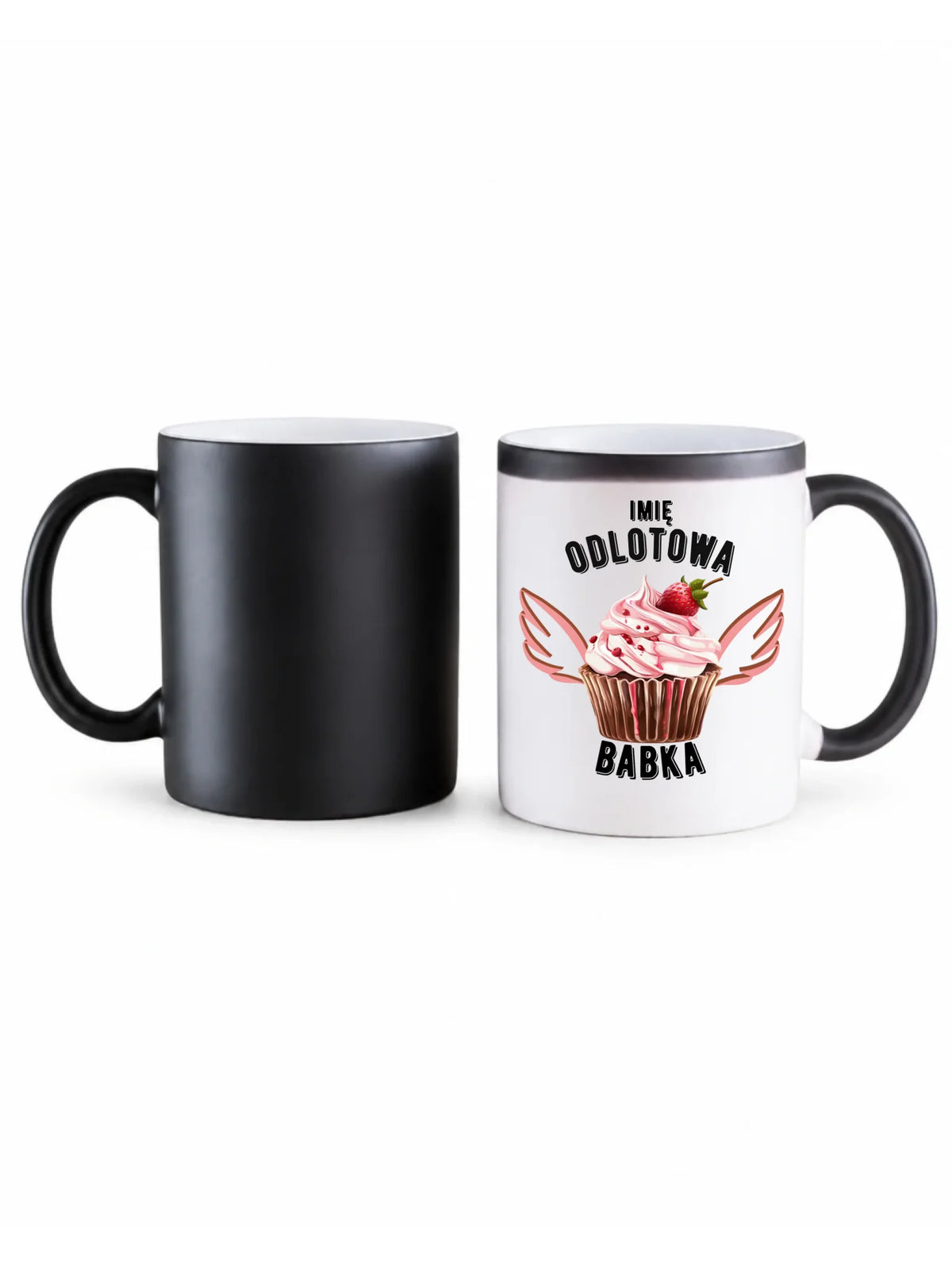 Kubek magiczny - Odlotowa babka - personalizowany DZ06