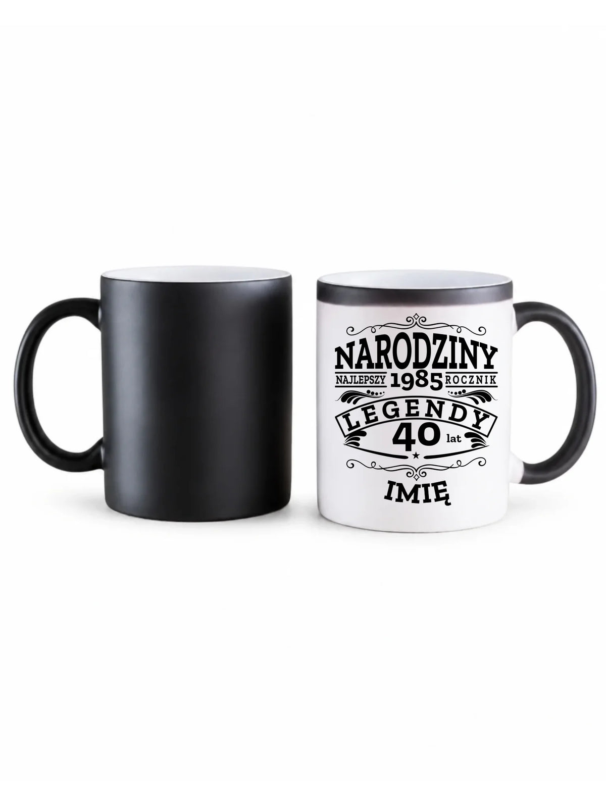 Kubek magiczny na urodziny - Narodziny Legendy - personalizowany