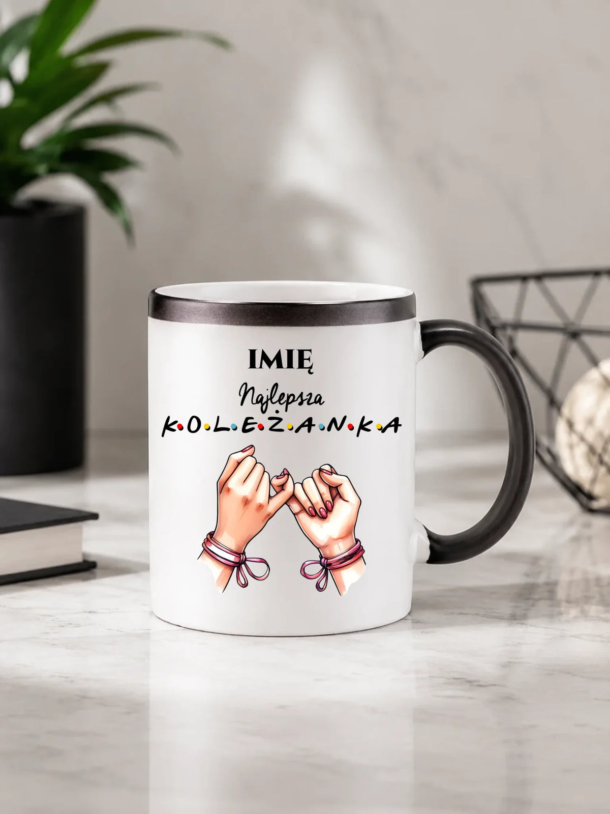 Kubek magiczny - Najlepsza koleżanka - personalizowany DZ02