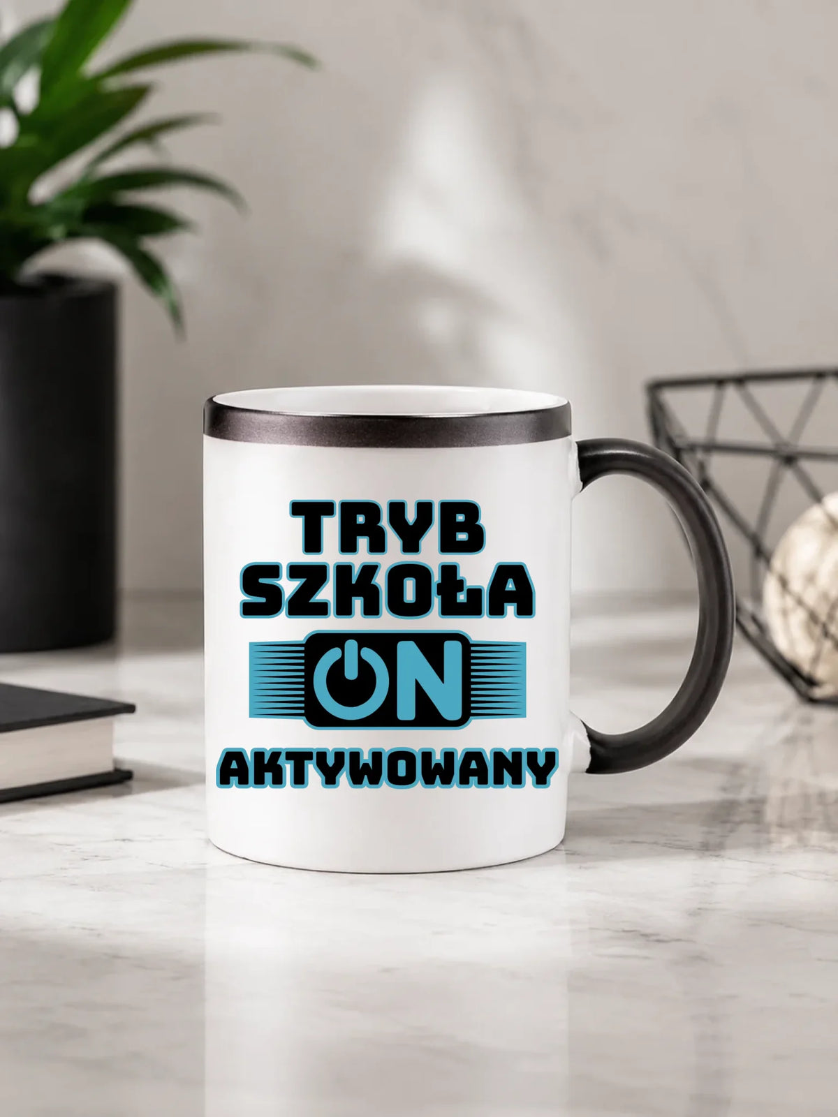 Kubek magiczny szkolny Tryb szkoła aktywowany SZ11