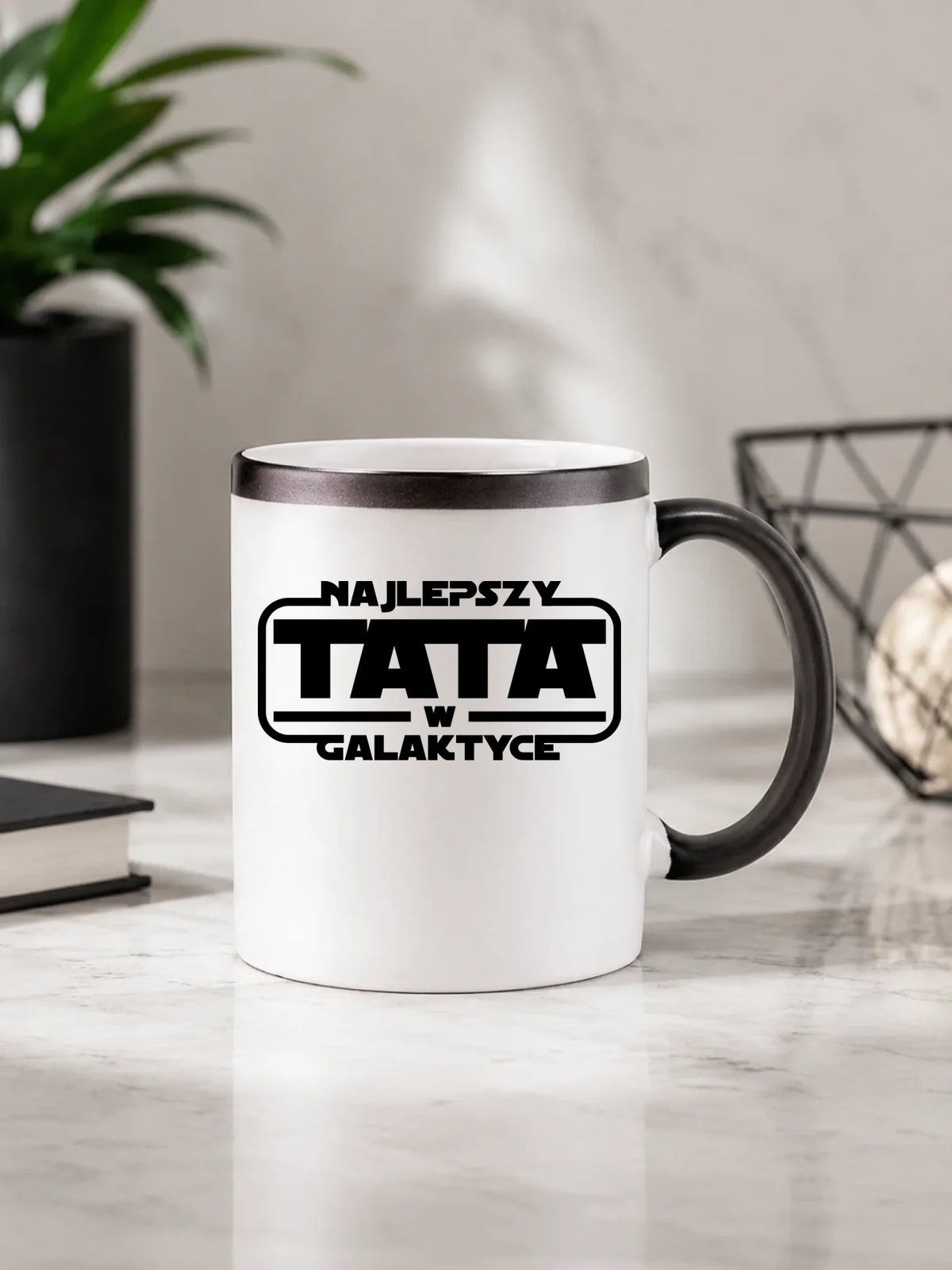 Kubek magiczny dla taty - Najlepszy Tata w galaktyce DT30