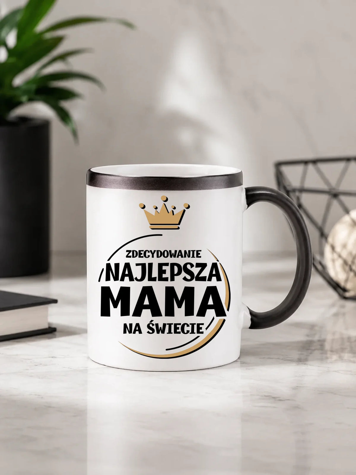 Kubek magiczny dla mamy - Zdecydowanie najlepsza mama na świecie DM25