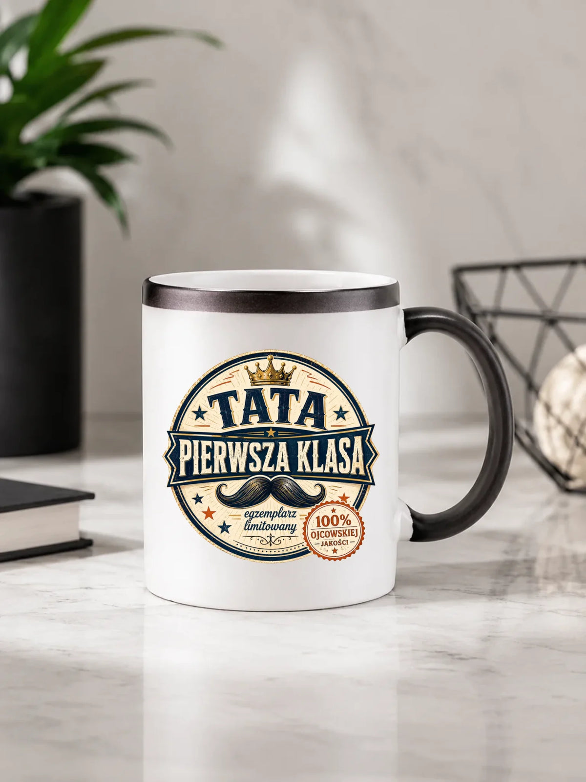 Kubek magiczny dla taty - Tata pierwsza klasa DT16