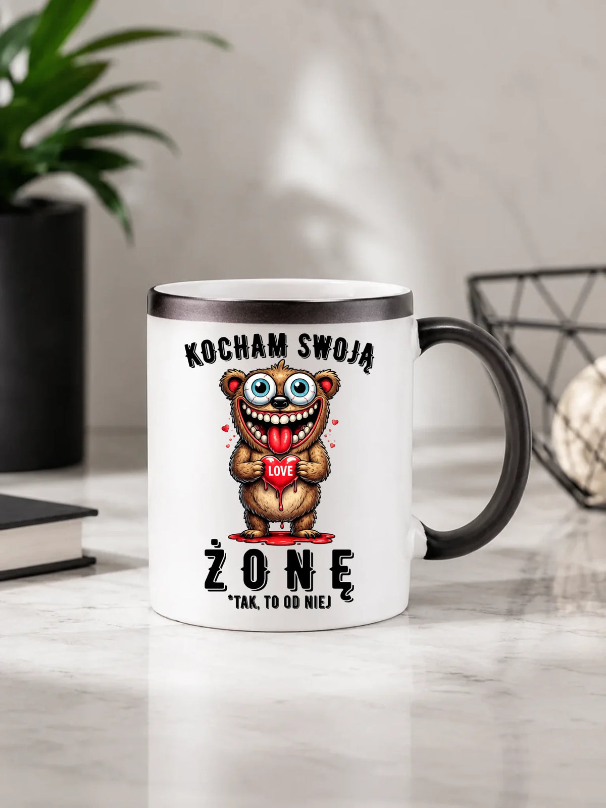 Kubek magiczny dla męża - Kocham swoją żonę W23