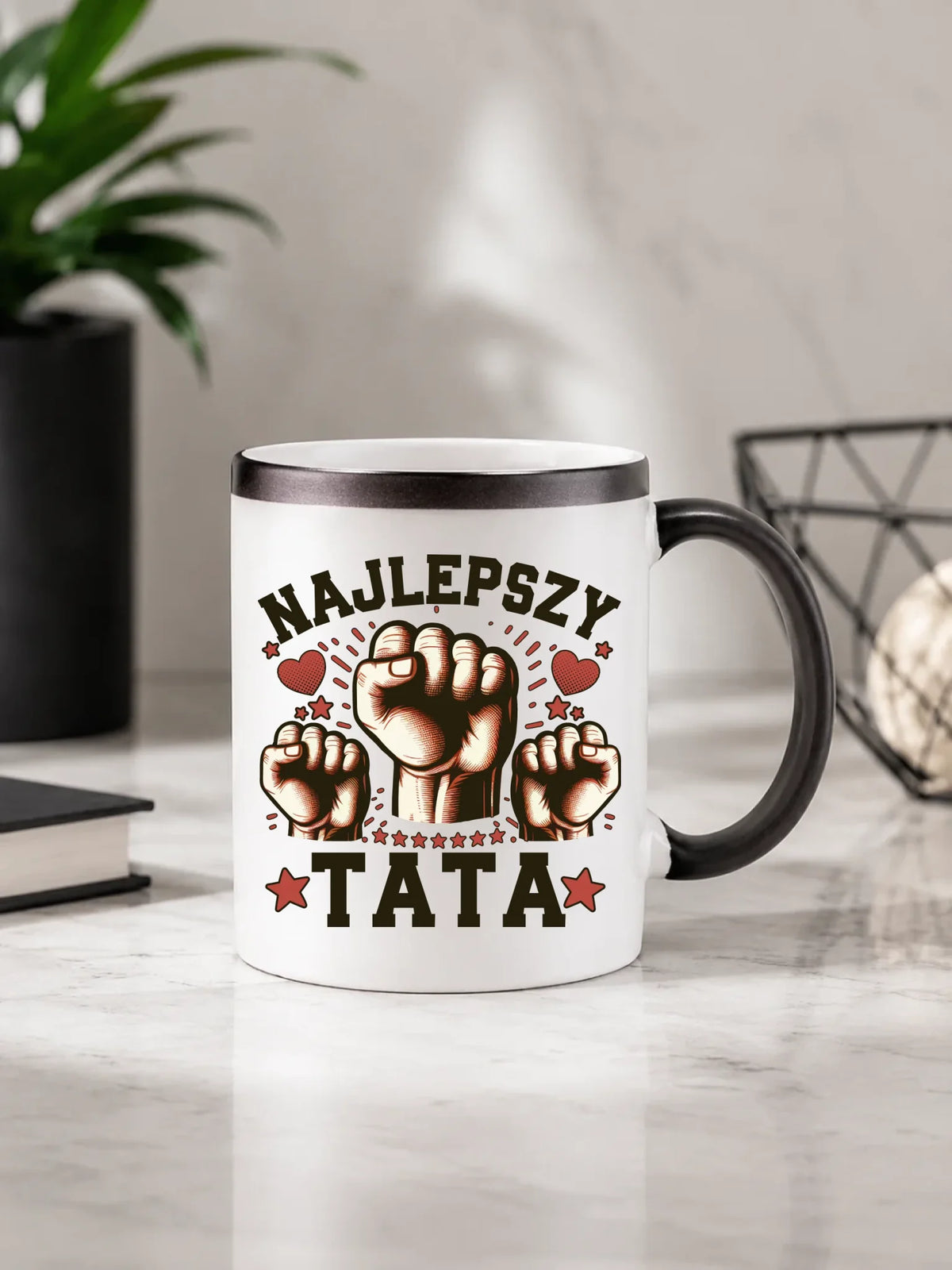 Kubek magiczny dla taty - Najlepszy tata DT12