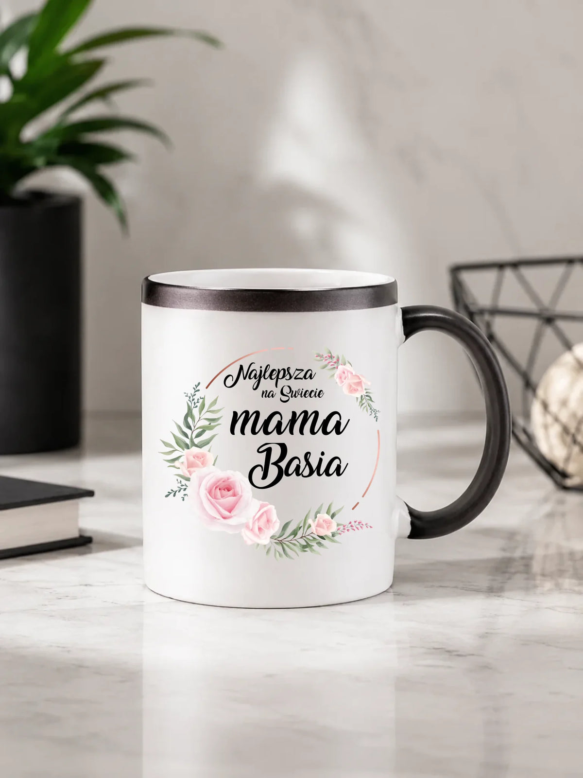Kubek magiczny dla mamy - Najlepsza na Świecie mama - personalizowany DM17