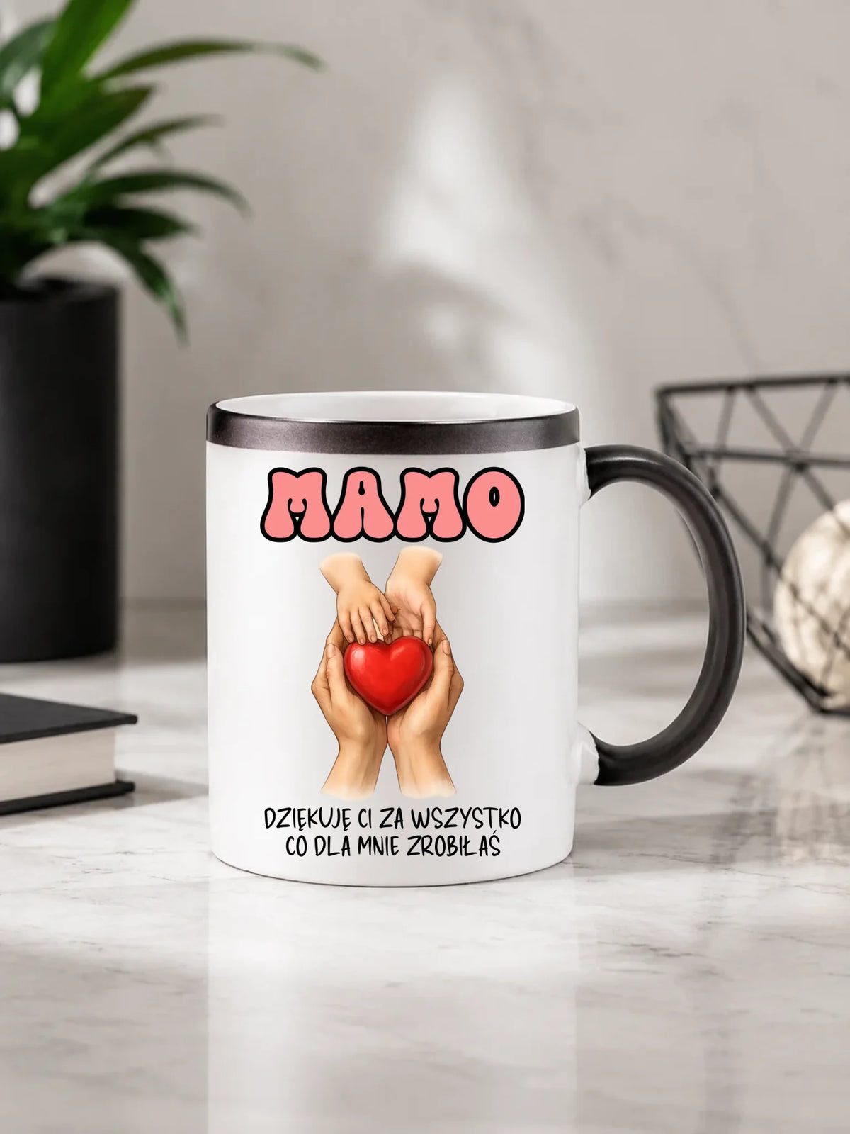 Kubek magiczny dla mamy - Dziękuję Ci za wszystko DM11
