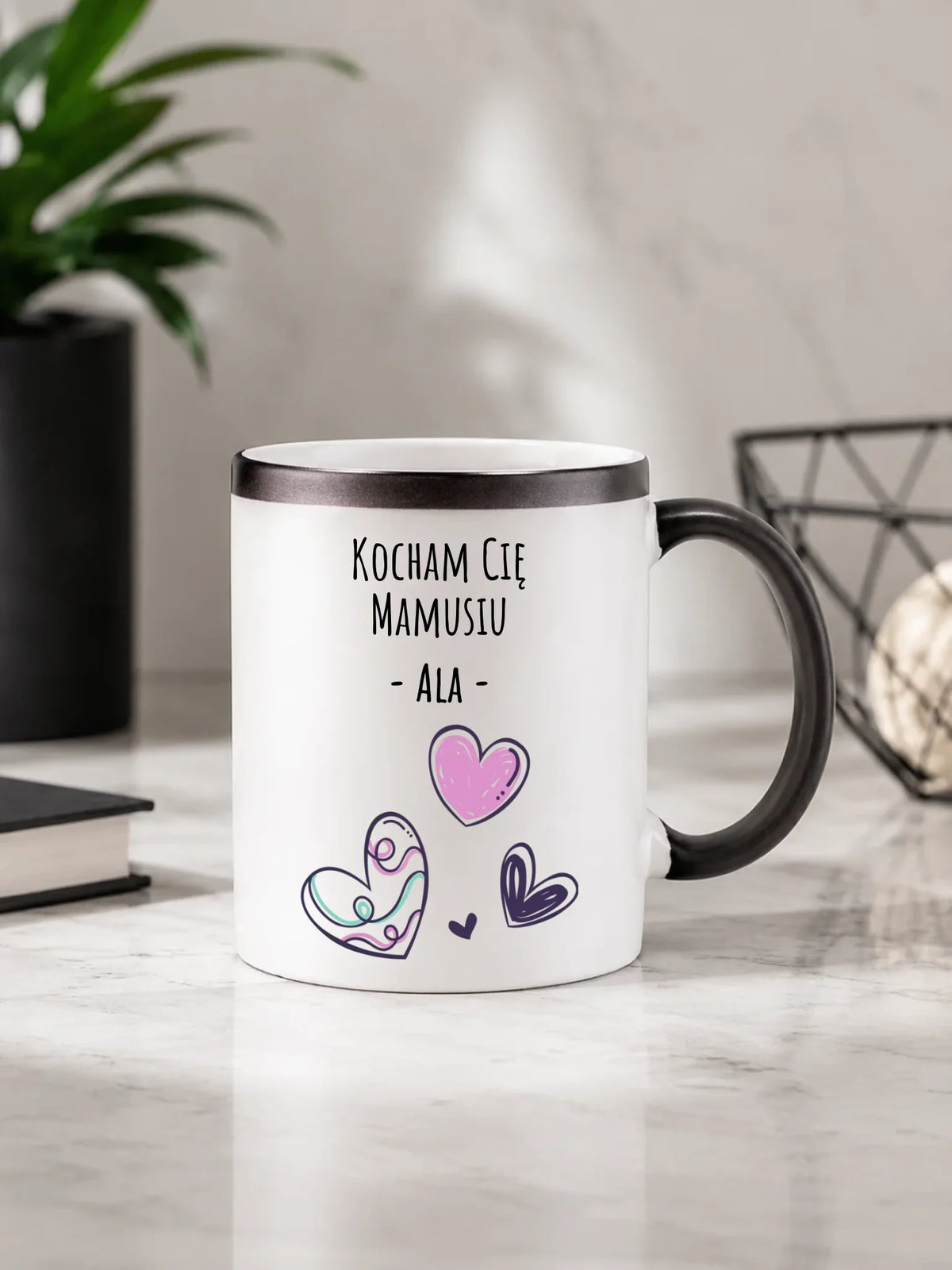 Kubek magiczny dla mamy - Kocham Cię Mamusiu - personalizowany DM05