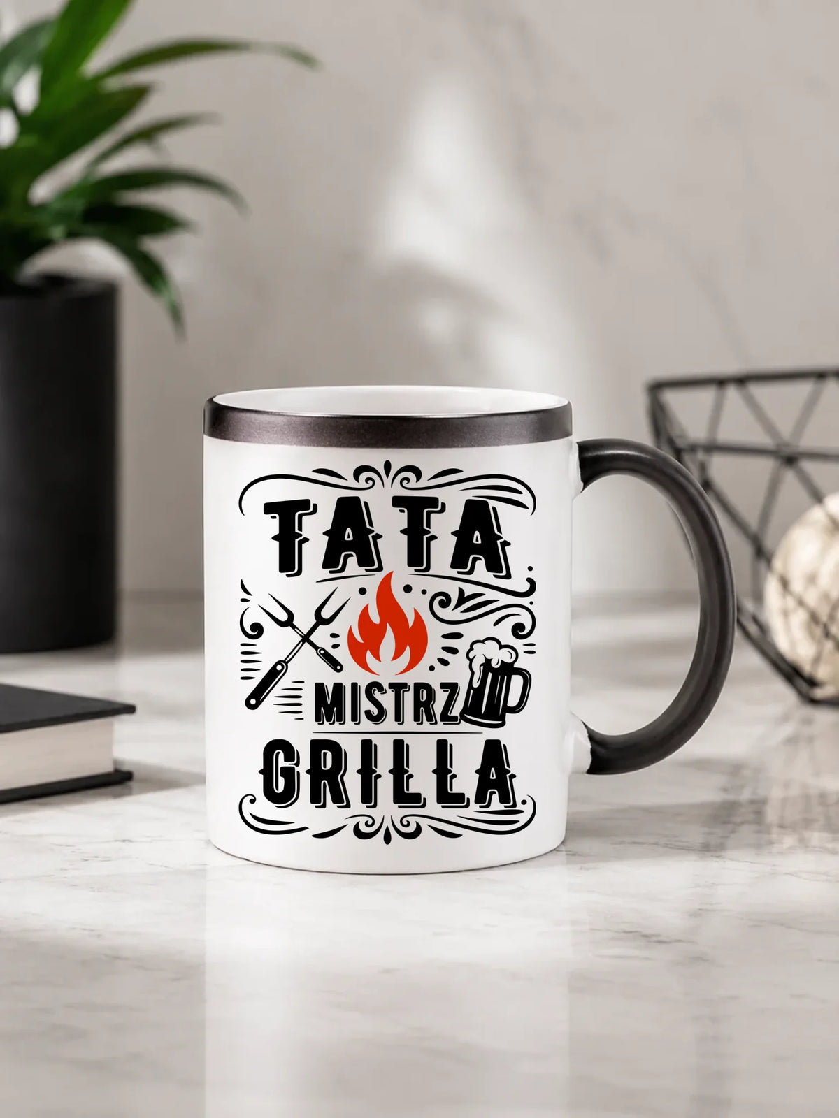 Kubek magiczny dla taty - Tata mistrz grilla DT53