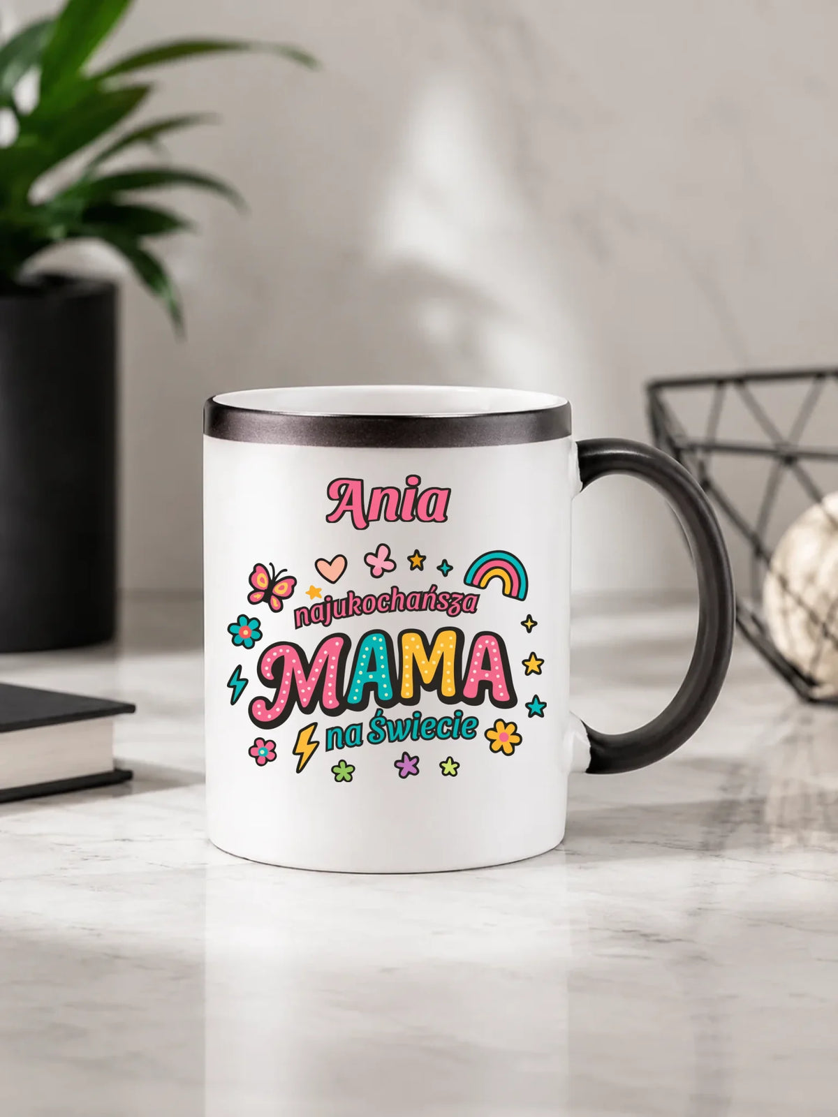 Kubek magiczny dla mamy - Najukochańsza mama na Świecie - personalizowany DM03