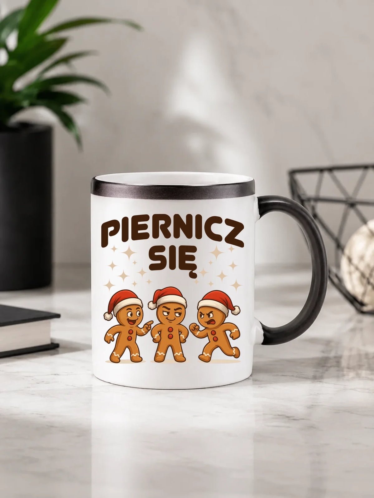 Kubek magiczny świąteczny - Piernicz się BN149