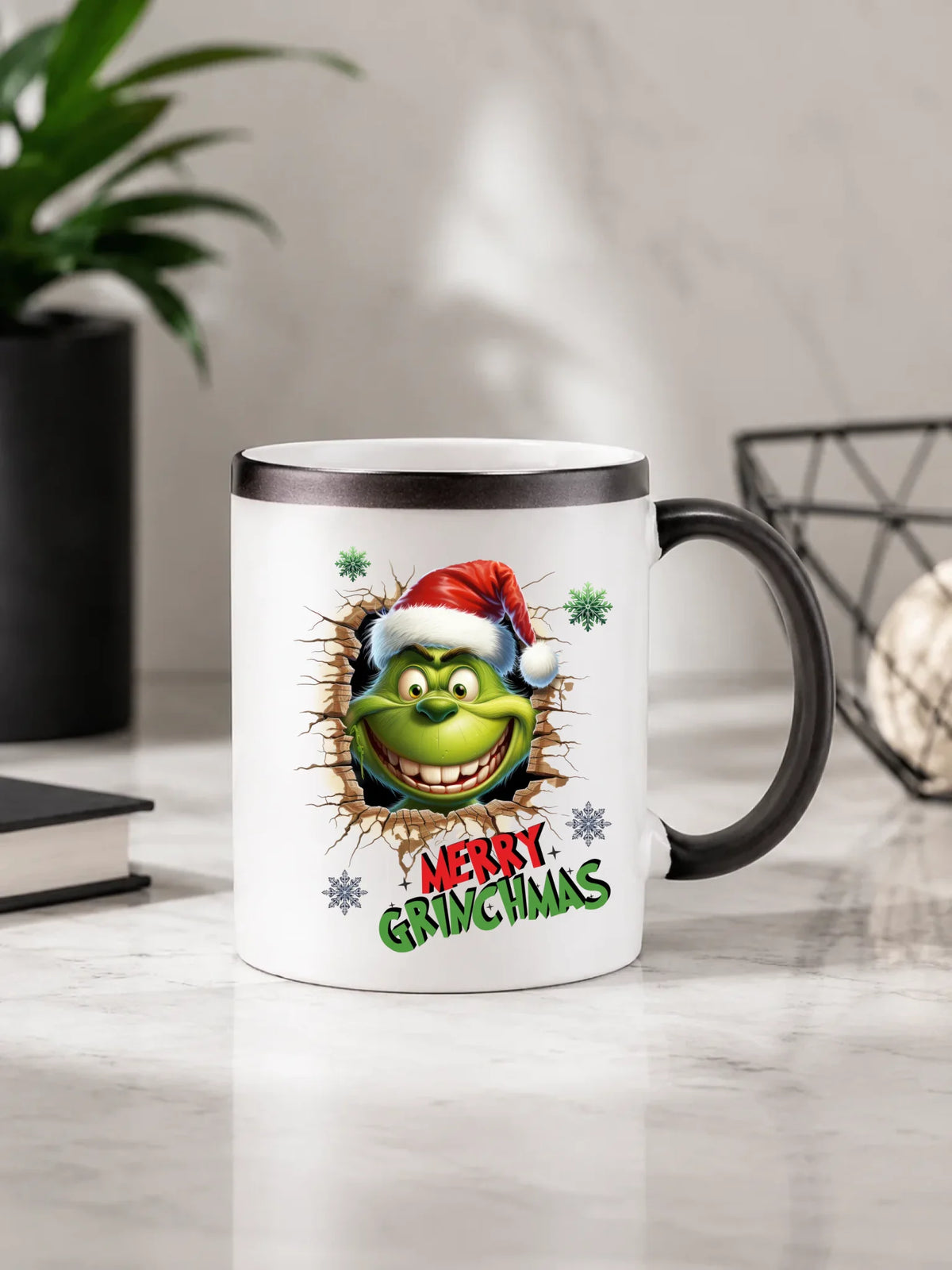 Kubek magiczny świąteczny - Grinch - Merry Grinchmas BN113